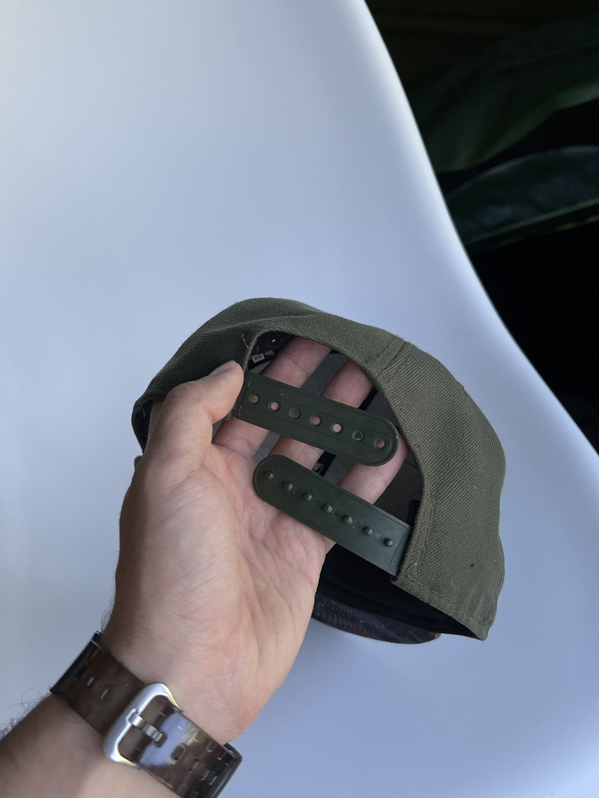 New Era × Oakley Oakley x New Era 9Fifty Snapback Hat Khaki Red 3D Logo Size ONE SIZE - 22 Thumbnail