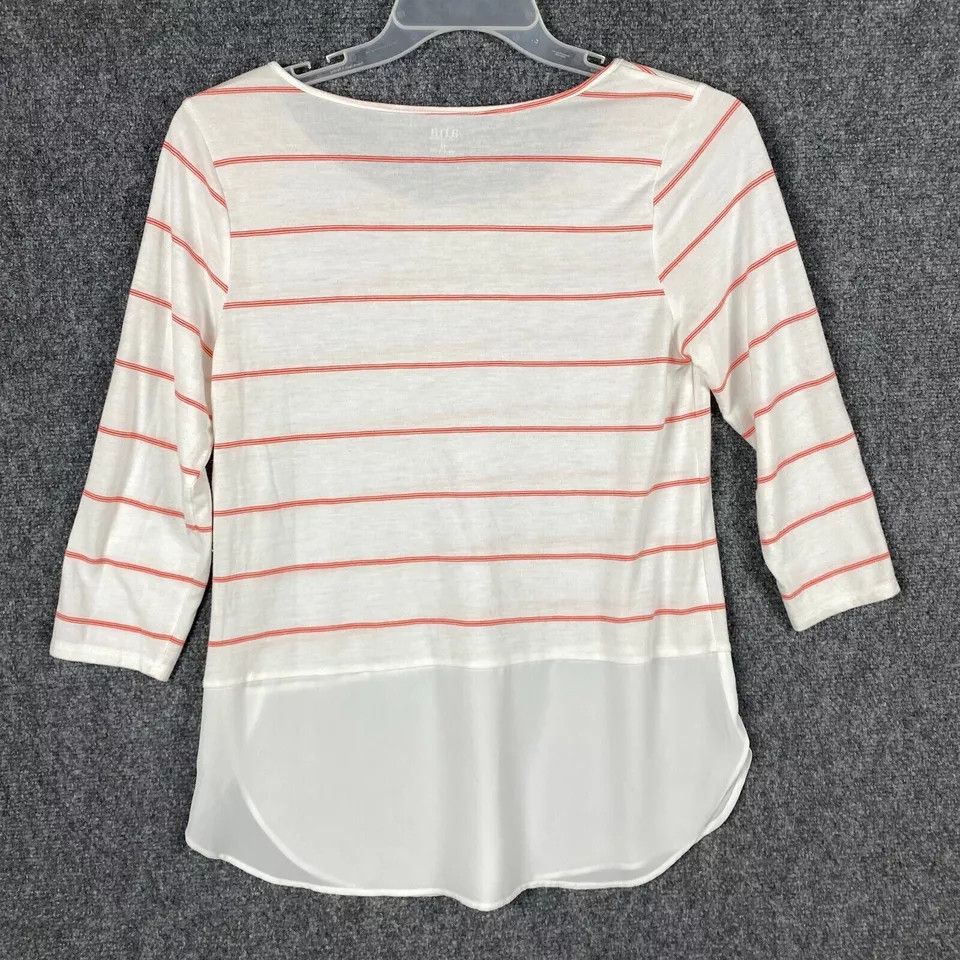 Other A.N.A Blouse Women's Long Sleeve Striped Rayon Pullover M Size M / US 6-8 / IT 42-44 - 8 Thumbnail
