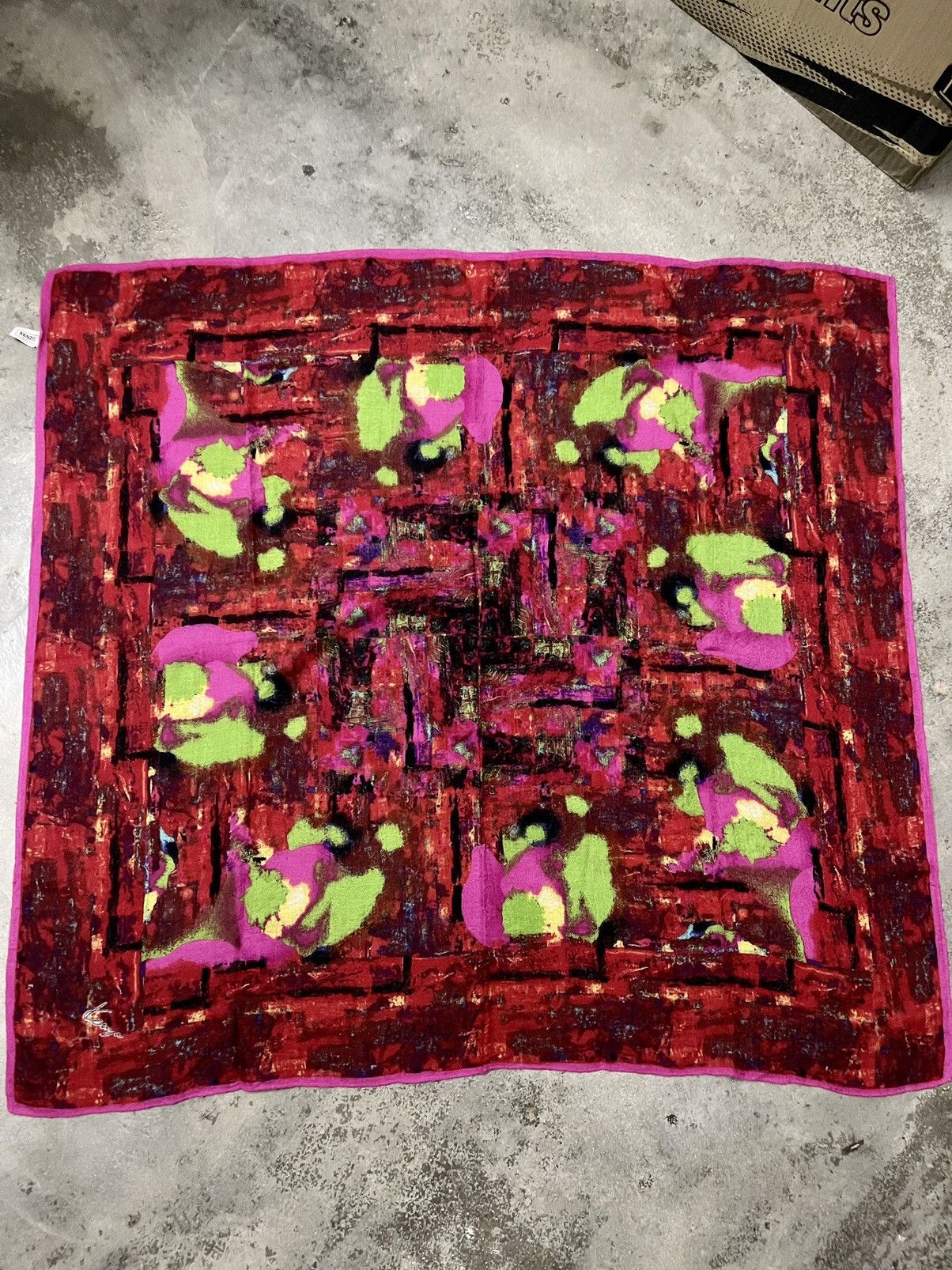 Kenzo KENZO PARIS WOOL BLEND SILK SCARVES Size ONE SIZE - 1 Thumbnail