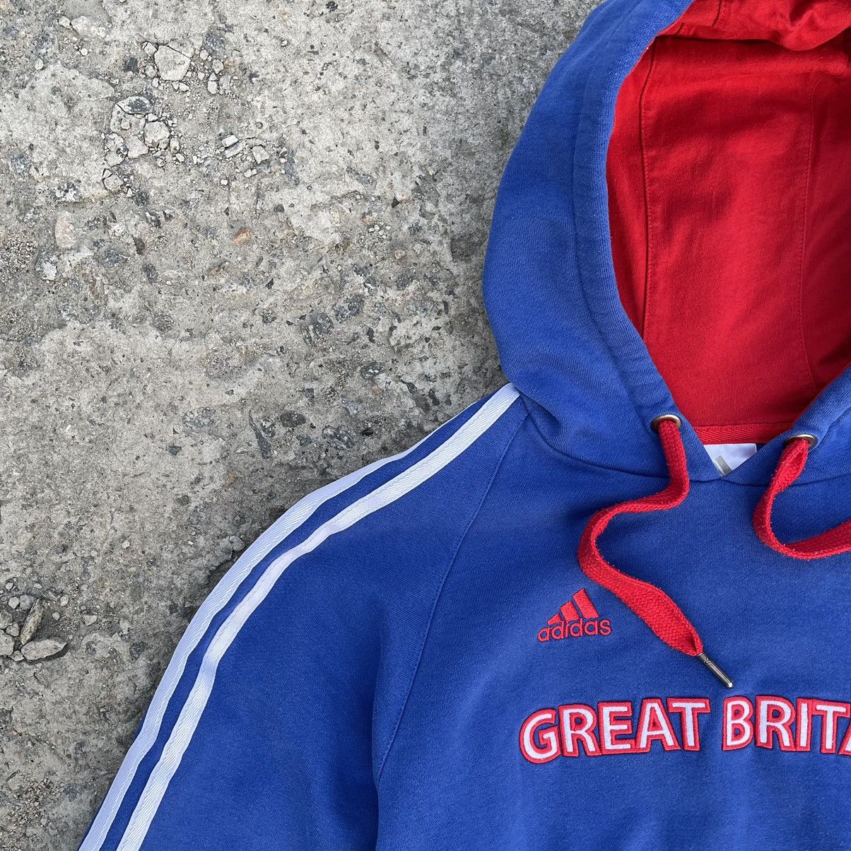 Adidas × GR-Uniforma Vintage Adidas & Great Britain Hoodie Team GB Sport 00s Size US S / EU 44-46 / 1 - 5 Thumbnail