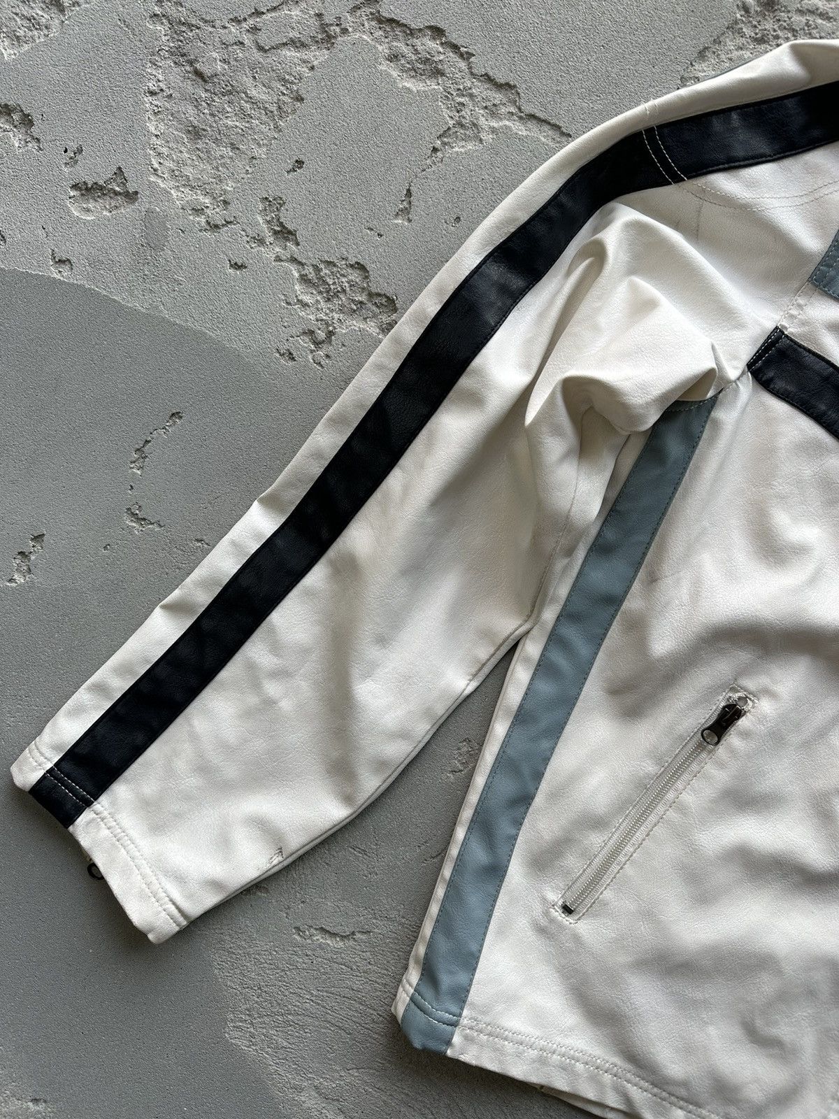Vintage Vintage NASCAR Racing Leather Jacket Size US L / EU 52-54 / 3 - 3 Thumbnail