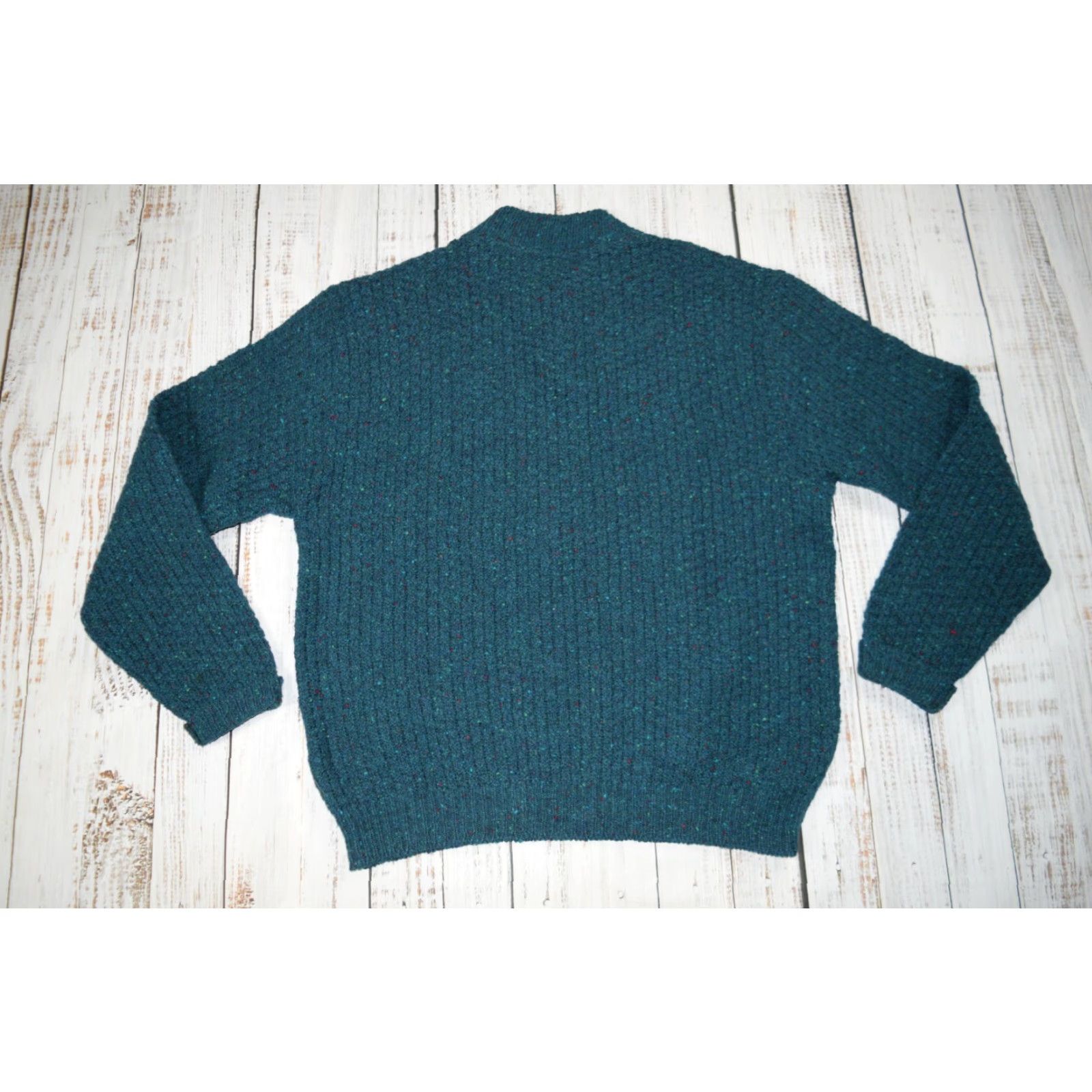 Vintage VINTAGE Kreeger Sweater Pullover Button Crew Neck Wool Knit 80s Green 2XL Mens Knit Button Pullover 80s Green Kreeger Sweater Size US XXL / EU 58 / 5 - 7 Thumbnail