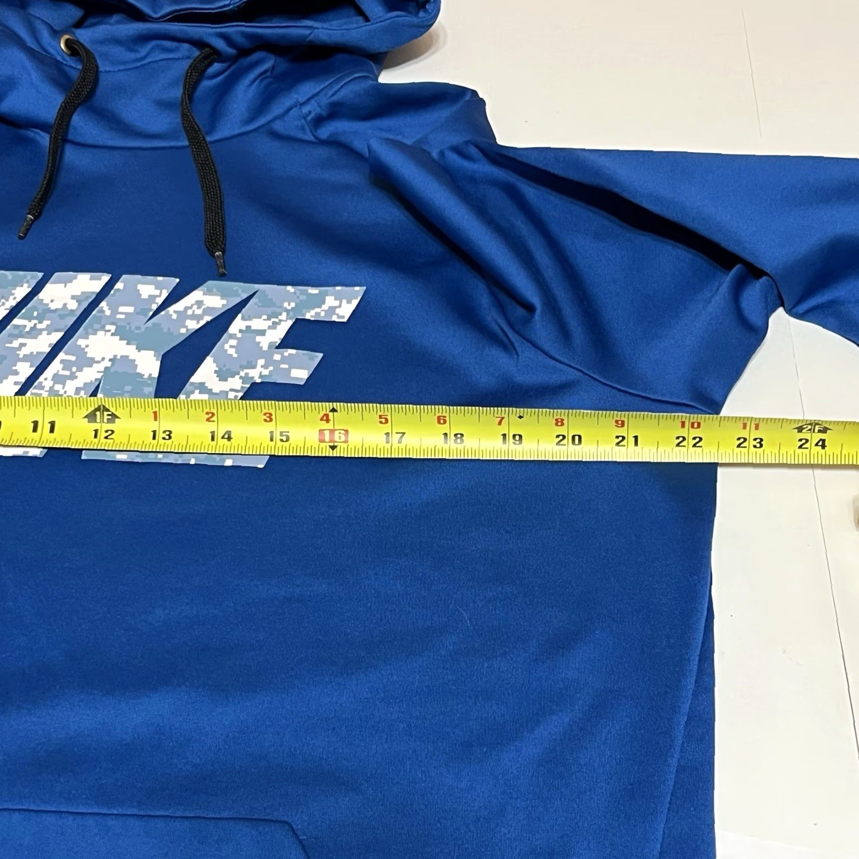 Nike Nike Dri-Fit Hoodie Pullover Men L Blue Camouflage Logo Fleece Size US L / EU 52-54 / 3 - 6 Thumbnail