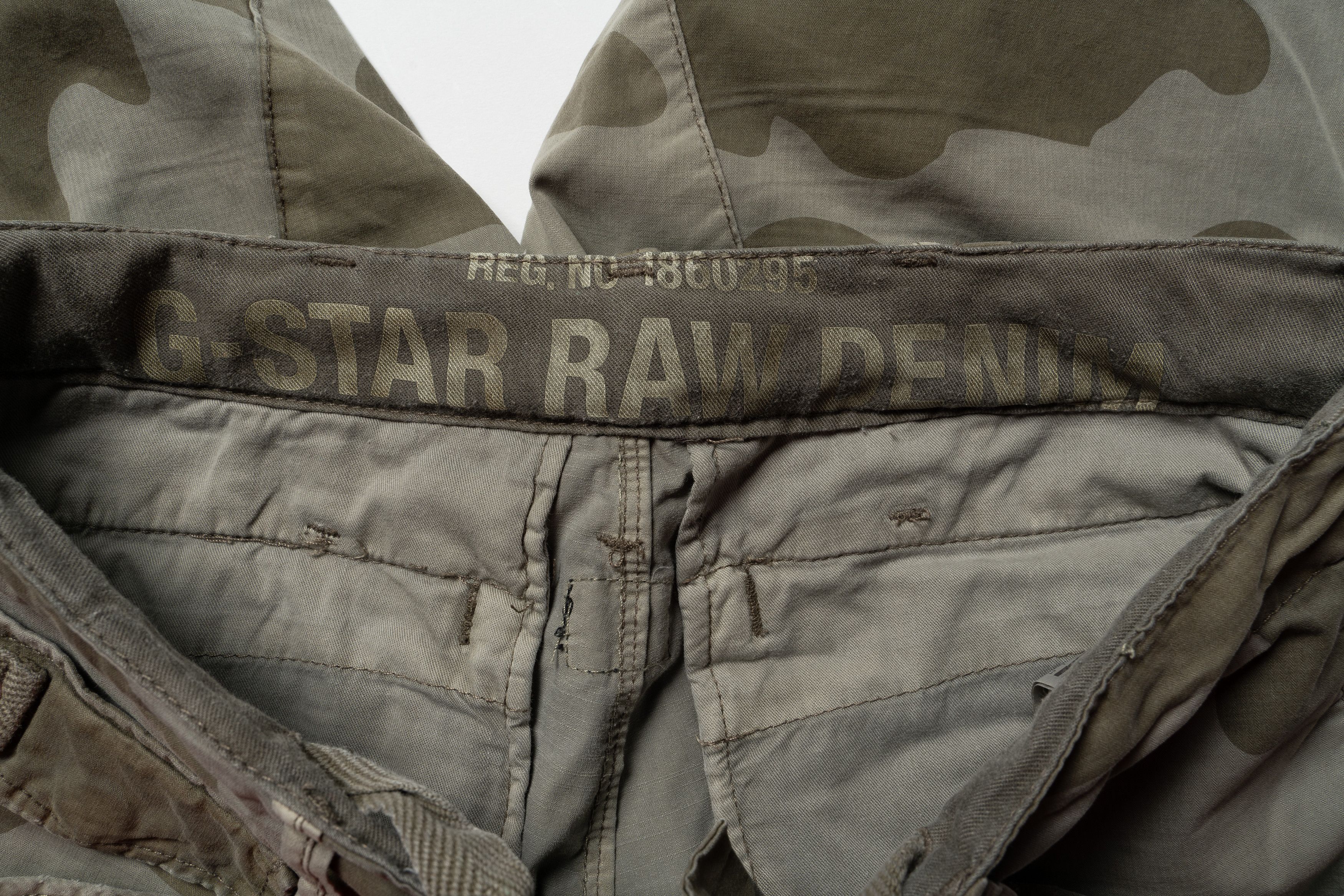 G-Star 🔵G-STAR RAW Vtg Army Rovic Belt Tapered Cargo Camo Pants Size US 30 / EU 46 - 9 Thumbnail
