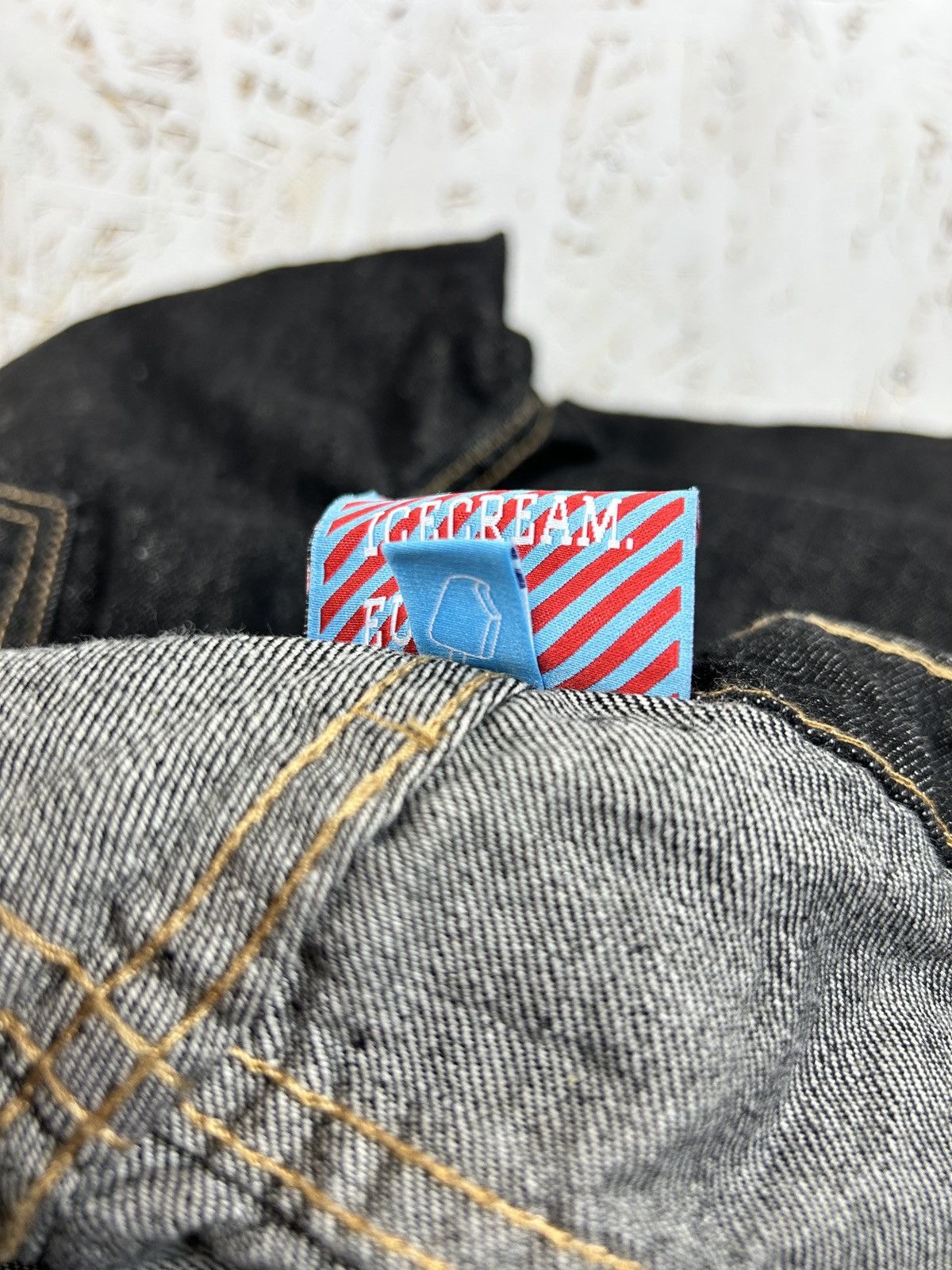Billionaire Boys Club Ice Cream By Billionaire Boys Club Running Dog Denim Shorts Size US 34 / EU 50 - 11 Thumbnail