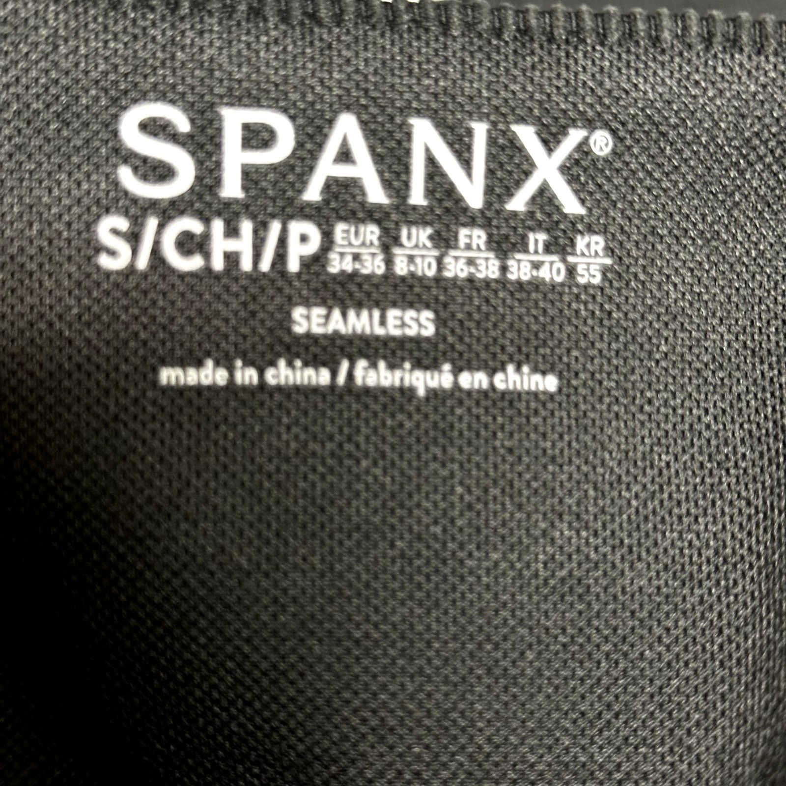 Spanx SPANX Soft Stretch Seamless Leggings High Rise Rib Black S Size 28" / US 6 / IT 42 - 2 Thumbnail