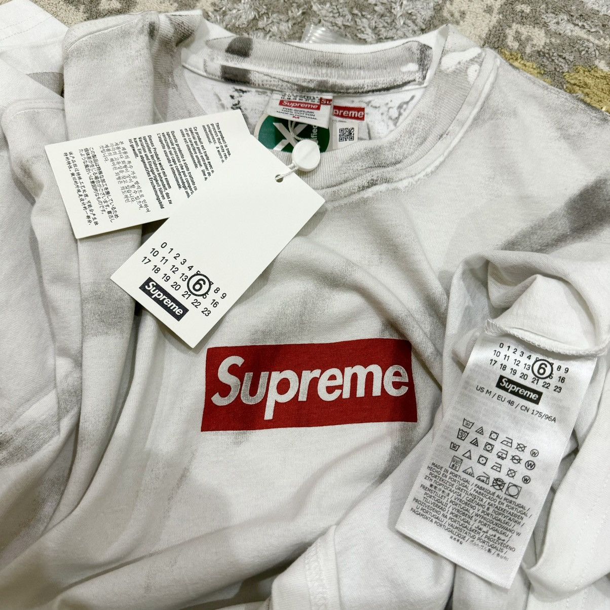 Maison Margiela × Supreme SUPREME X MAISON MARGIELA 'MM6 Box Logo' S/S '24 Tee NEW! Size US M / EU 48-50 / 2 - 10 Thumbnail