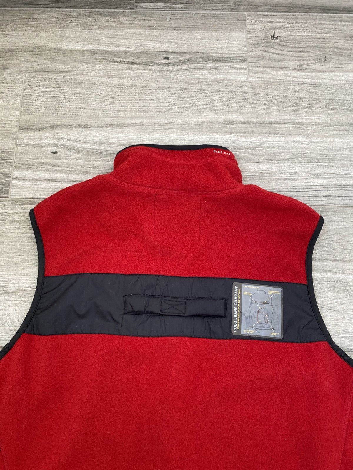 Polo Ralph Lauren VINTAGE POLO RALPH LAUREN FLEECE VEST NYLON HIDE-AWAY HOOD Size US M / EU 48-50 / 2 - 16 Thumbnail
