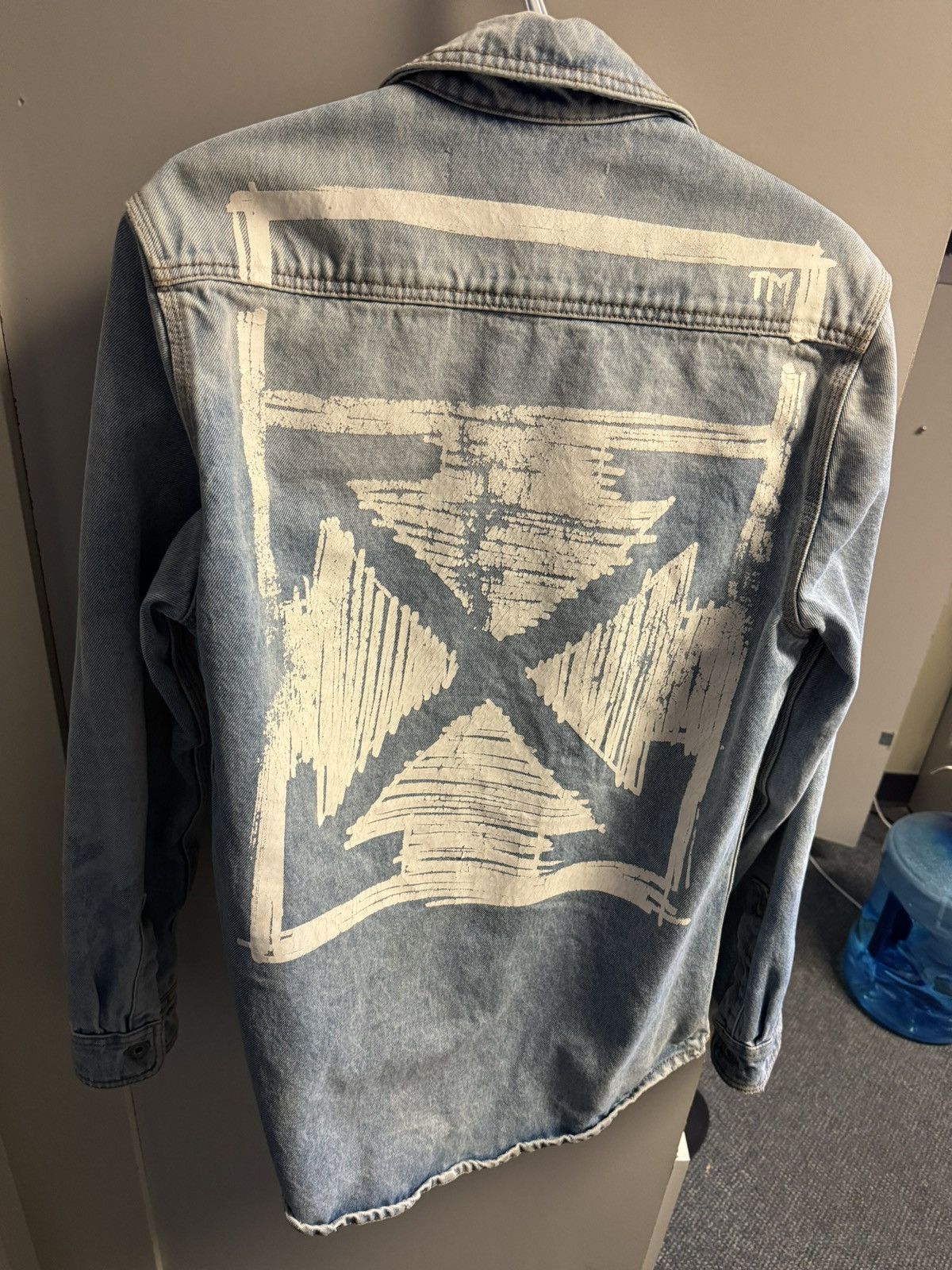 Off-White Off-White Scribble Arrow Denim Jacket Size US M / EU 48-50 / 2 - 2 Thumbnail