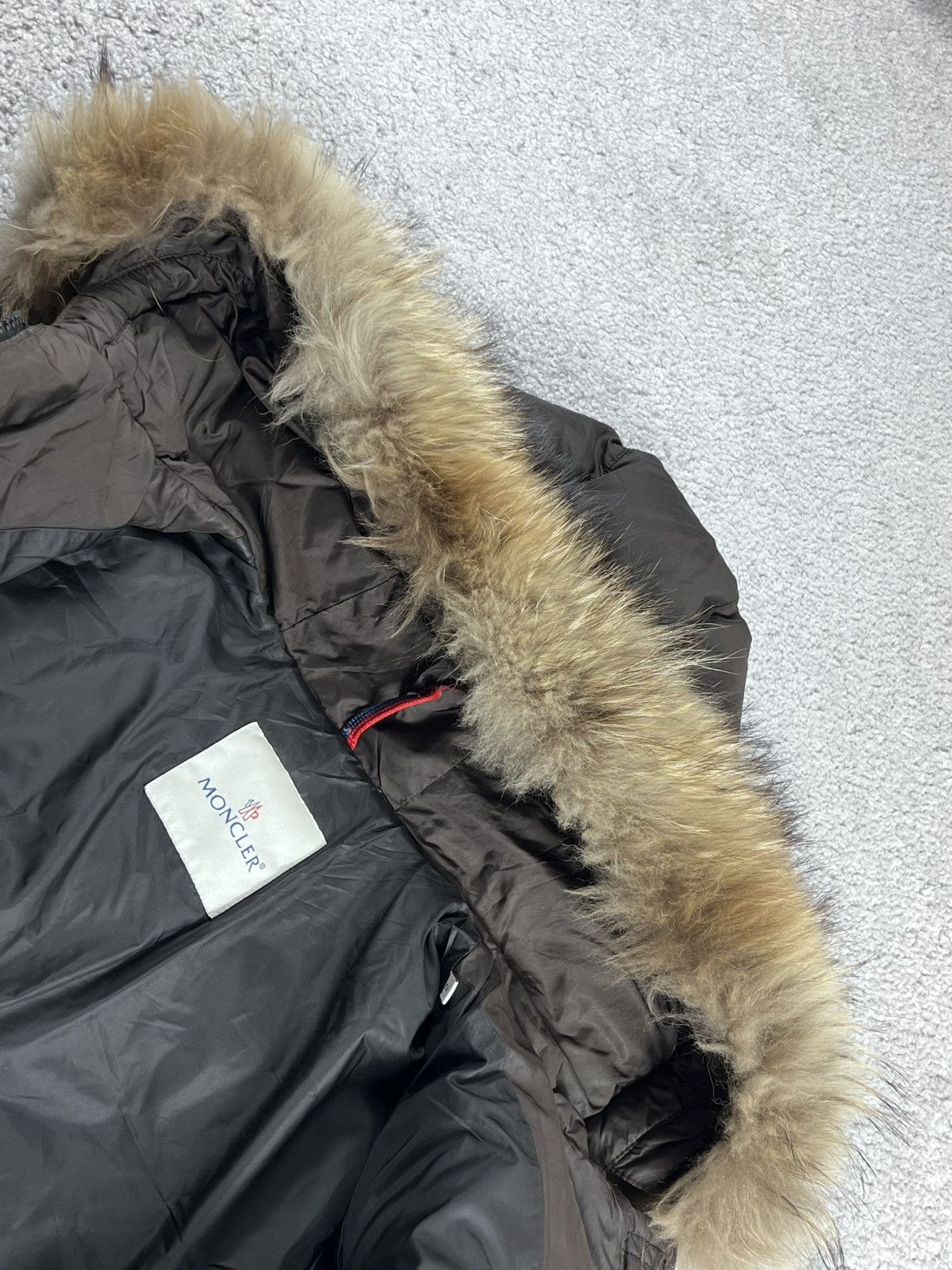 Moncler Moncler Fur Messina Brown Down Coat Size 2 Size M / US 6-8 / IT 42-44 - 16 Thumbnail