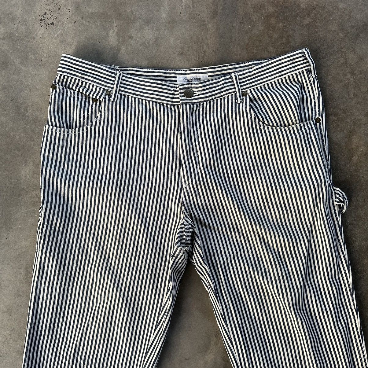 Japanese Brand Guell Mustard Japan Distressed Half Cut Pant Trousers Size US 34 / EU 50 - 2 Thumbnail
