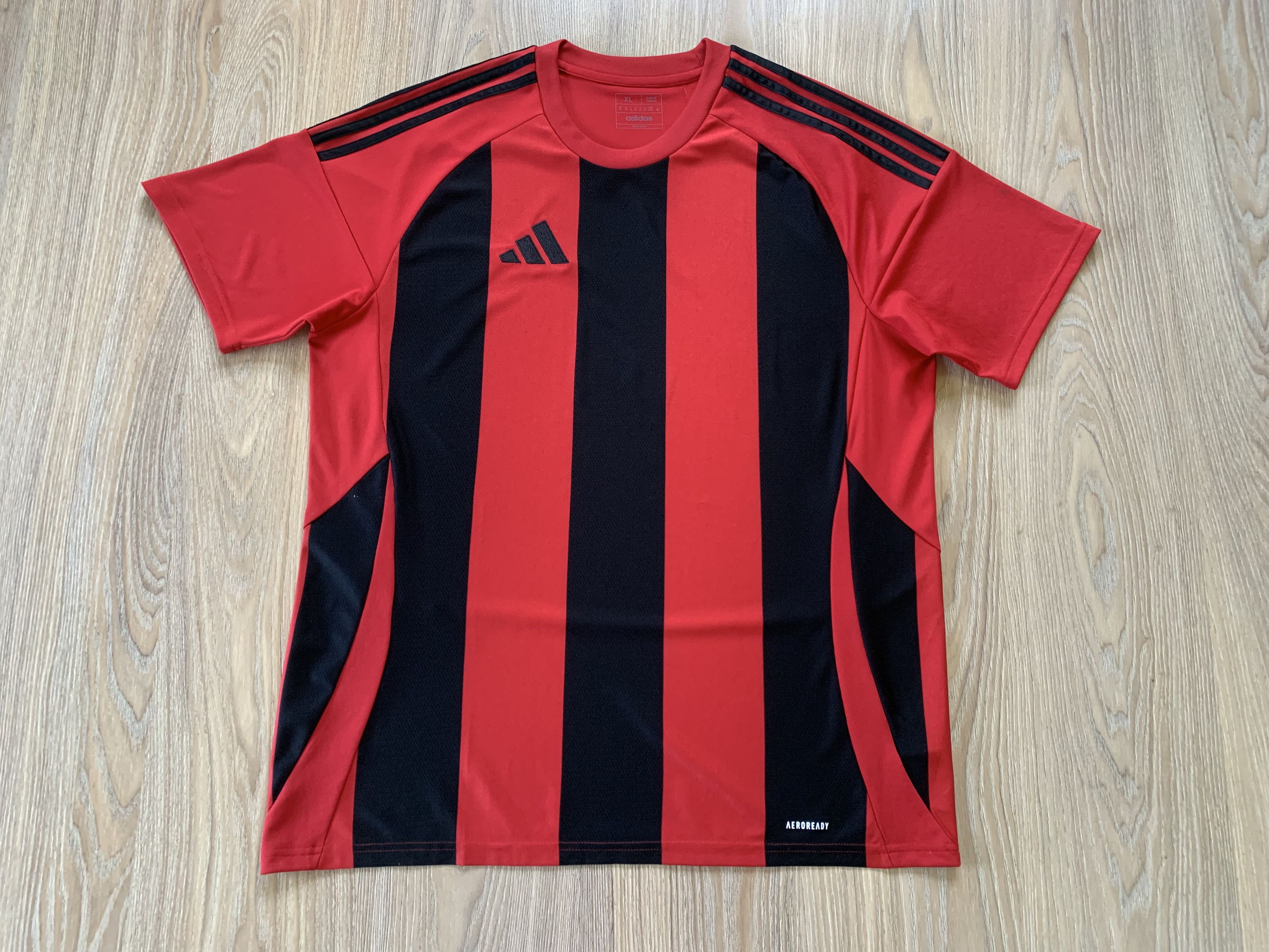 Adidas Adidas Aeroready Slim Fit Striped Training T Shirt Size US XL / EU 56 / 4 - 2 Thumbnail