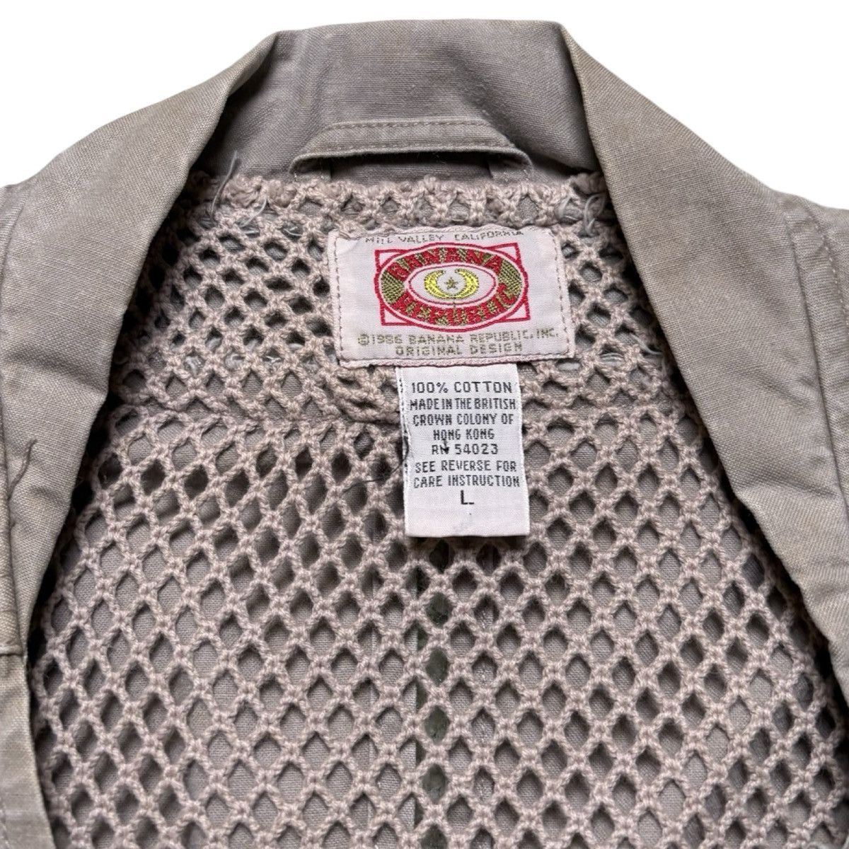 Banana Republic Vintage 80's Banana Republic Safari Photographer's Vest L Size US L / EU 52-54 / 3 - 3 Thumbnail