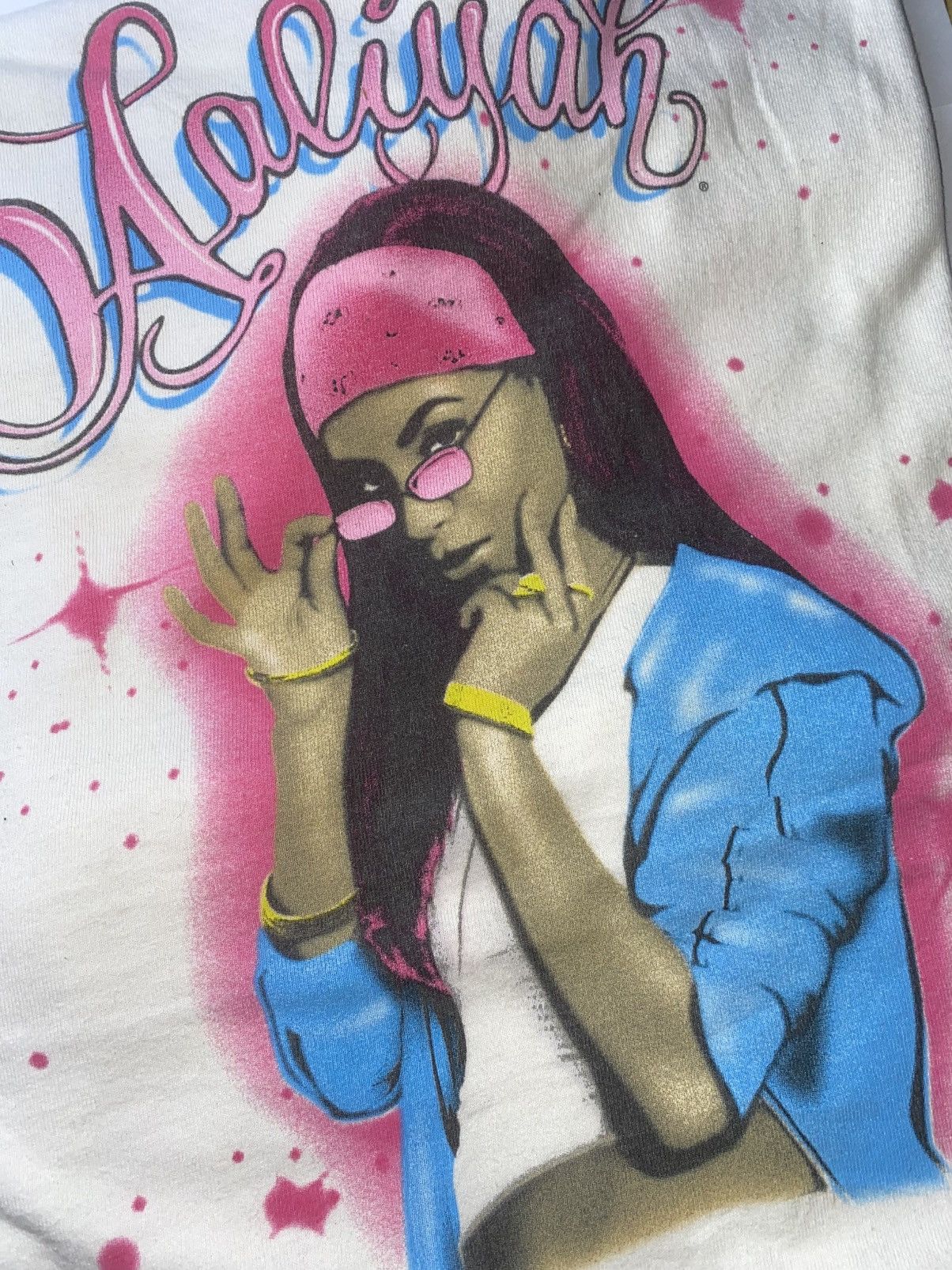 Other Aaliyah rap t shirt Size US XL / EU 56 / 4 - 1 Thumbnail