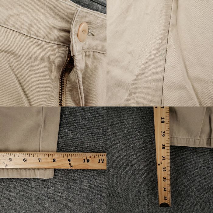 Eddie Bauer Eddie Bauer Pants Womens 16 Khaki Chino High Rise Tapered  Pleated Zip Closure