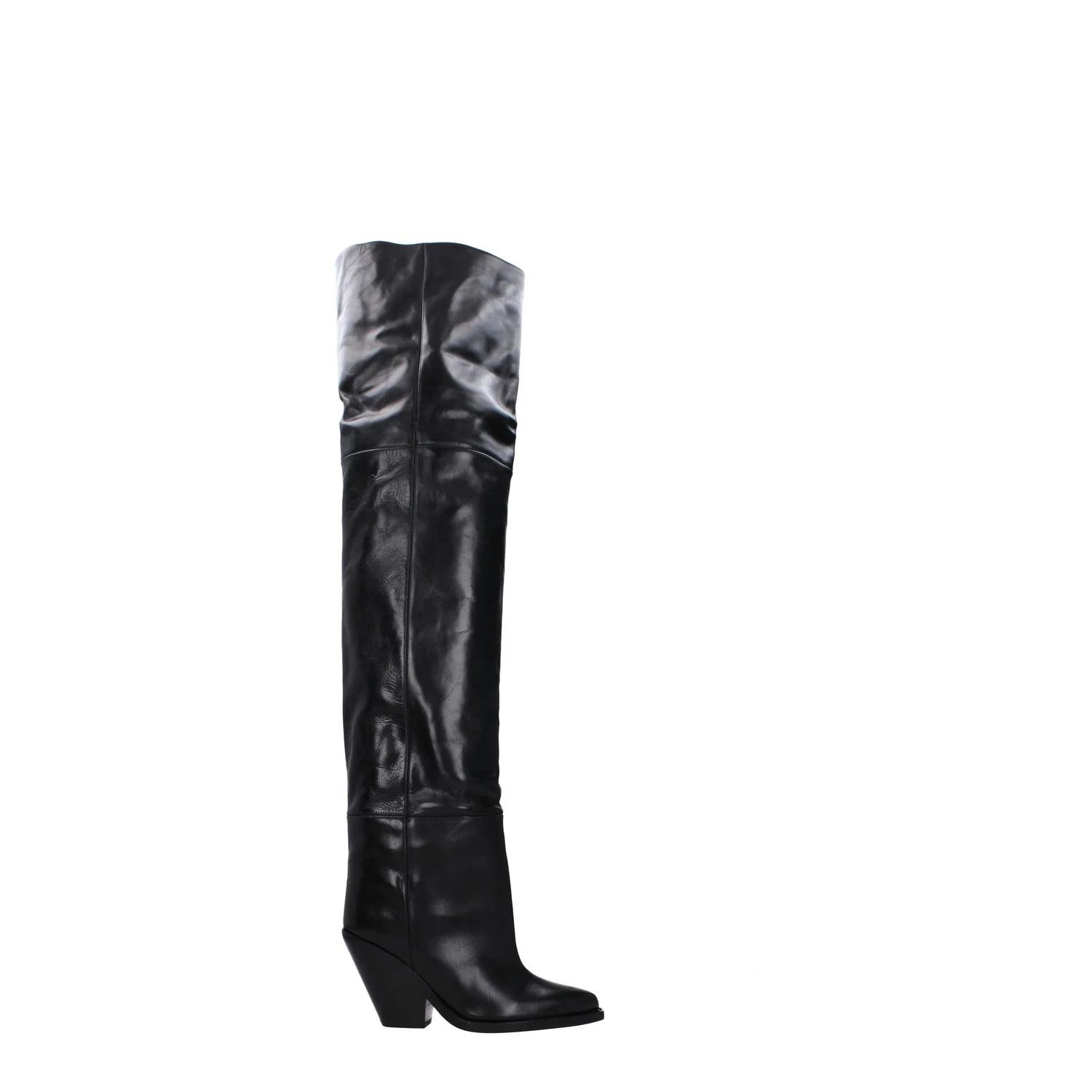 Isabel Marant ob1o1e1124 Leather Boots in Black Size US 8 / IT 38 - 1 Thumbnail