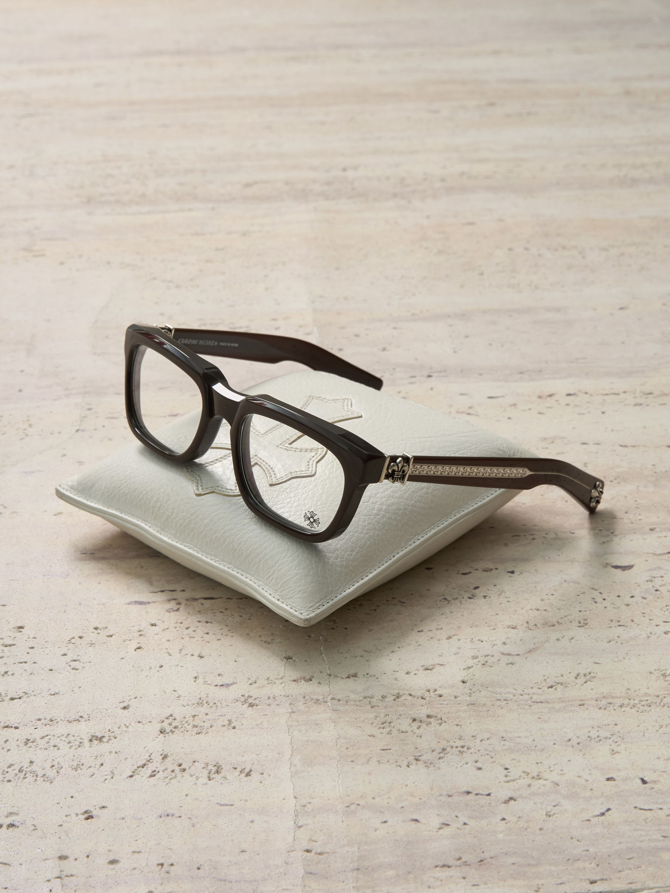 Chrome Hearts CHROME HEARTS SEE YOU IN TEA CLASSIC BROWN GLASSES Size ONE SIZE - 1 Thumbnail