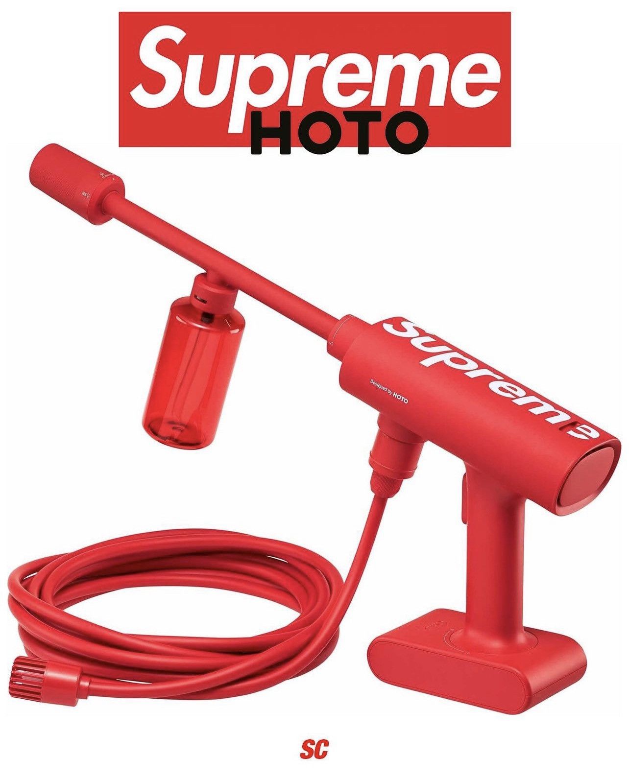 image of Supreme Hoto Water Pressure Machine in Red, Men's
