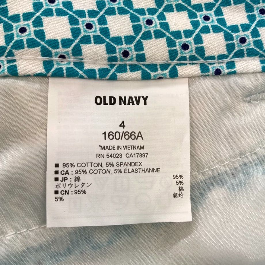 Old Navy Old Navy The Diva Pants Women's 4 Blue Stretch Fabric Slim Leg Ankle Crop Chino Size 27" / US 4 / IT 40 - 5 Thumbnail