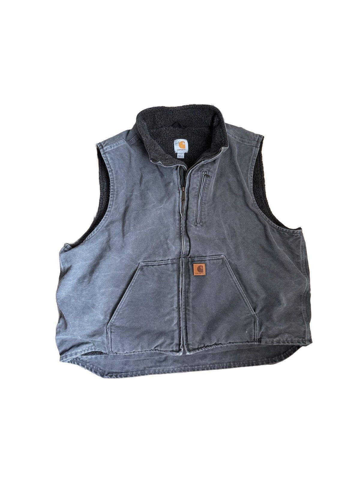 Carhartt Grey Vintage Carhartt Vest Size US XXL / EU 58 / 5 - 1 Thumbnail