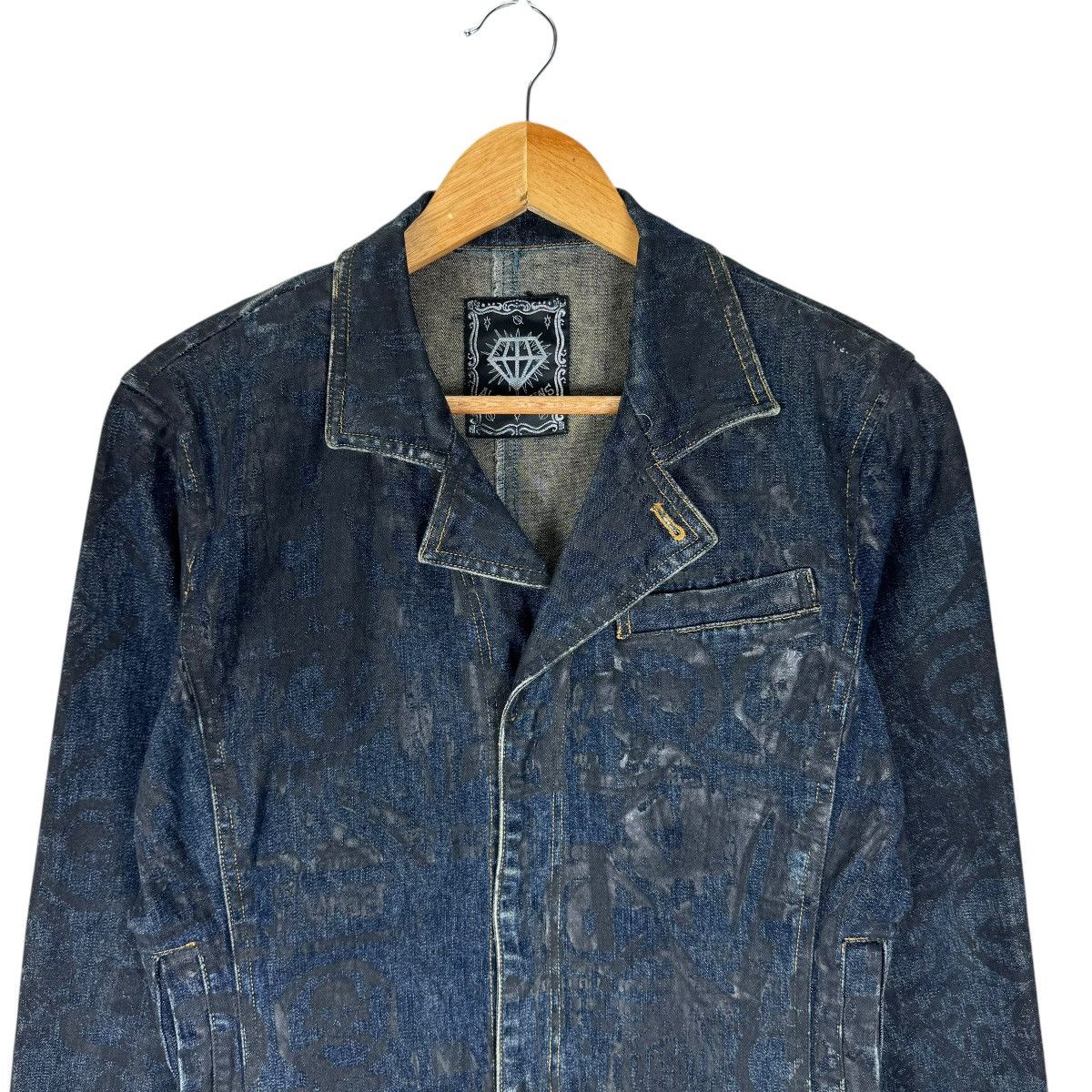 If Six Was Nine × Japanese Brand ☀️ALGONQUINS ART JEANS DEMIM JACKET Size M / US 6-8 / IT 42-44 - 3 Thumbnail