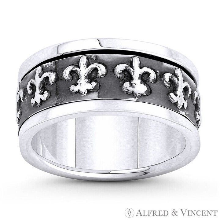 Other Fleur-De-Lis French Royalty Charm Ring Size 8 Size ONE SIZE - 1 Preview