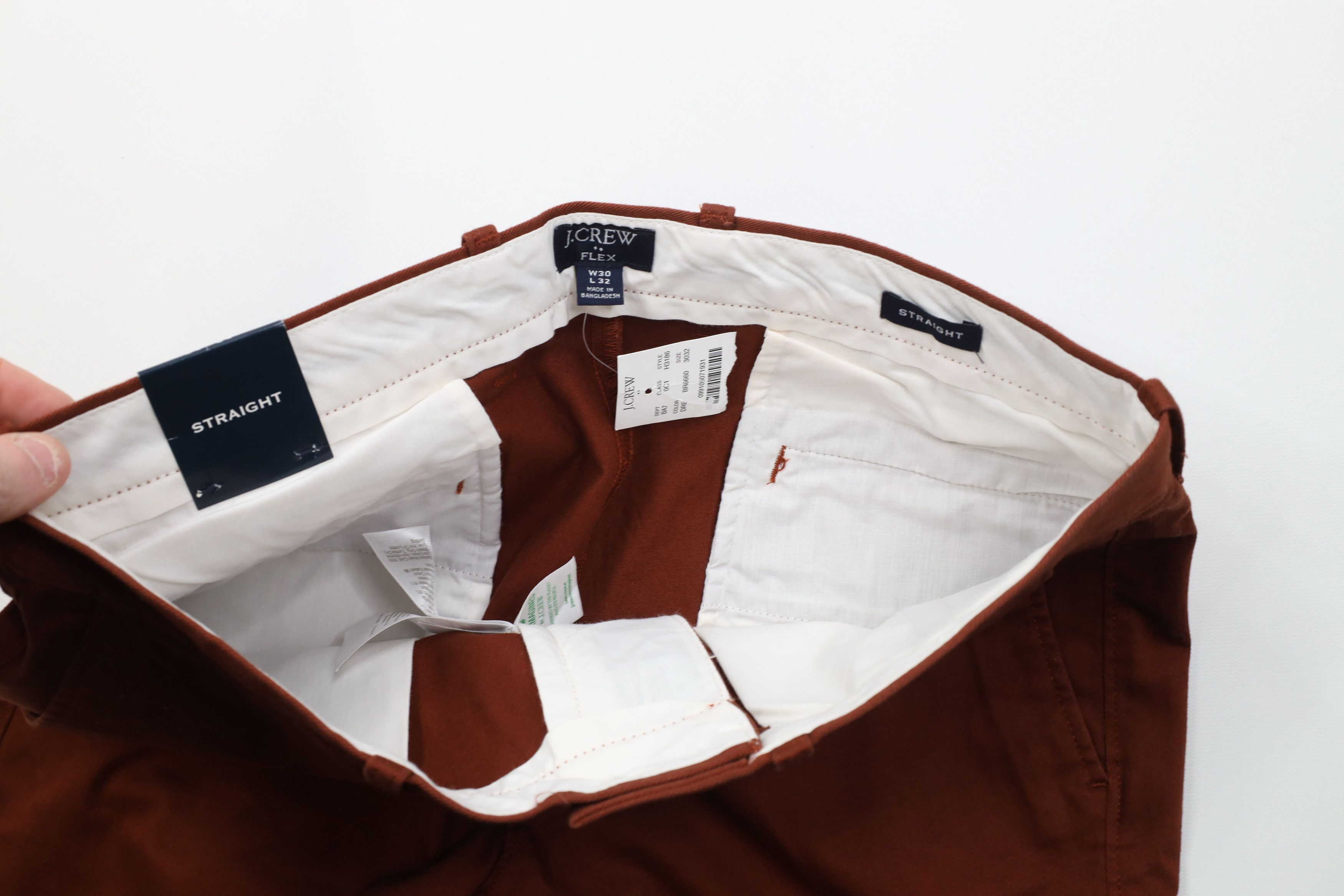 J.Crew New J Crew Straight Leg Chino Pants Trousers Copper Brown Size US 30 / EU 46 - 8 Thumbnail