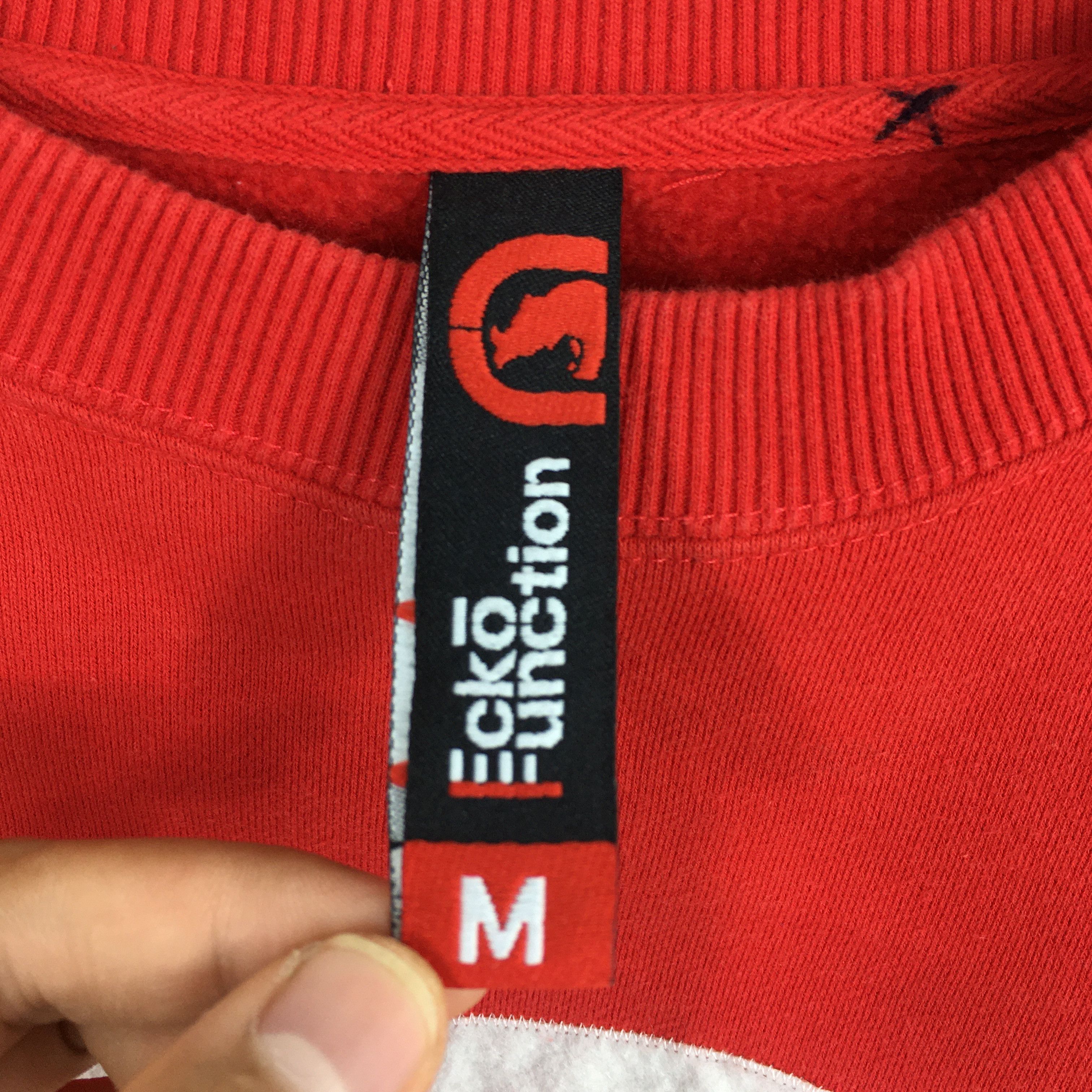 Ecko Unltd. × Vintage Vintage Ecko Function Red Sweatshirt Medium Size US M / EU 48-50 / 2 - 6 Thumbnail