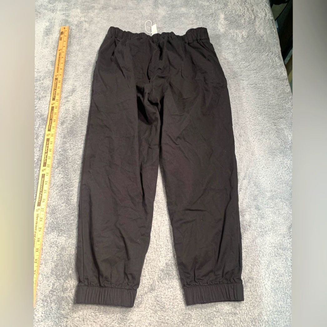 Vintage HALARA Black Cotton Pants Medium Regular Women Ankle Style M Black Size 32" / US 10 / IT 46 - 7 Thumbnail