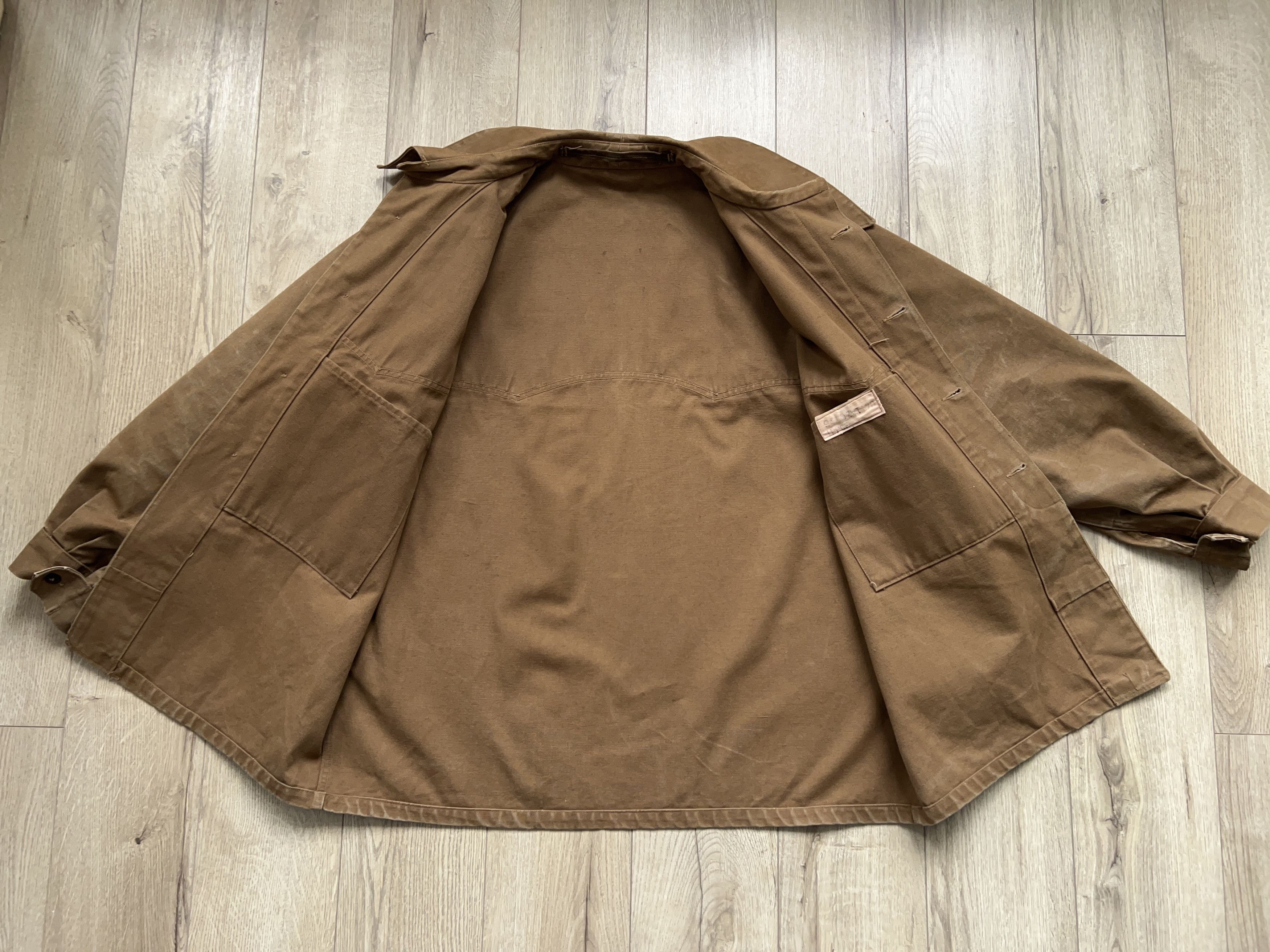 Canvas × Vintage French Railway Work Jacket SNCF Coat Cotton Workwear Size US L / EU 52-54 / 3 - 12 Thumbnail