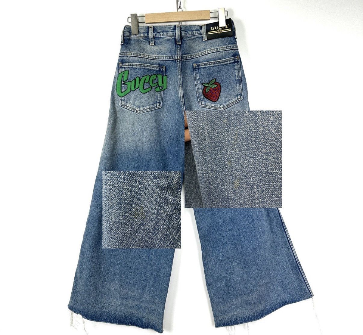 Gucci GUCCI Wide-Leg Jeans K12 Size 25" / US 0 / IT 36 - 7 Thumbnail