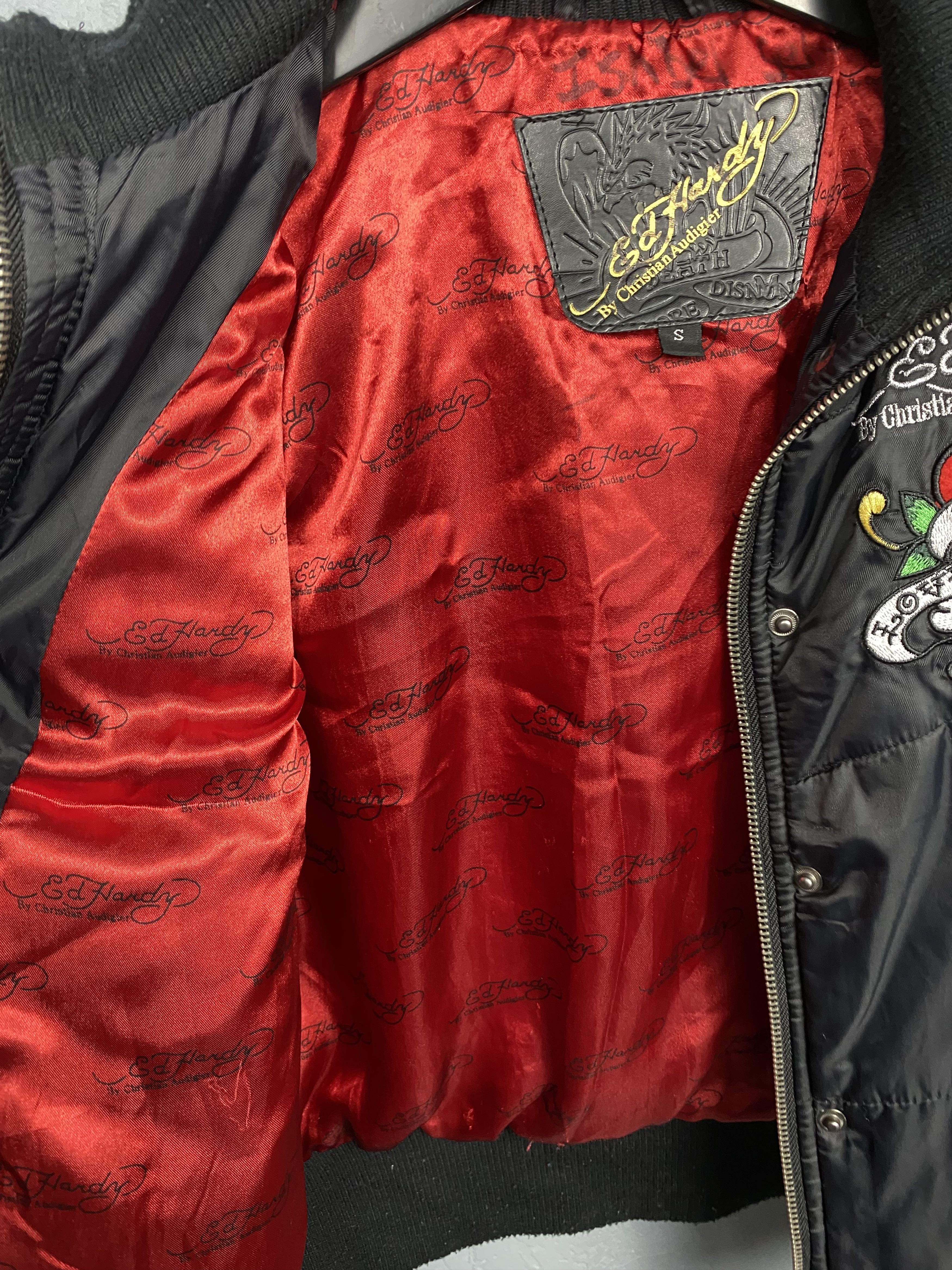 Christian Audigier × Ed Hardy Ed Hardy by Christian Audigier Vintage Womens Nylon Jacket Size S / US 4 / IT 40 - 12 Thumbnail