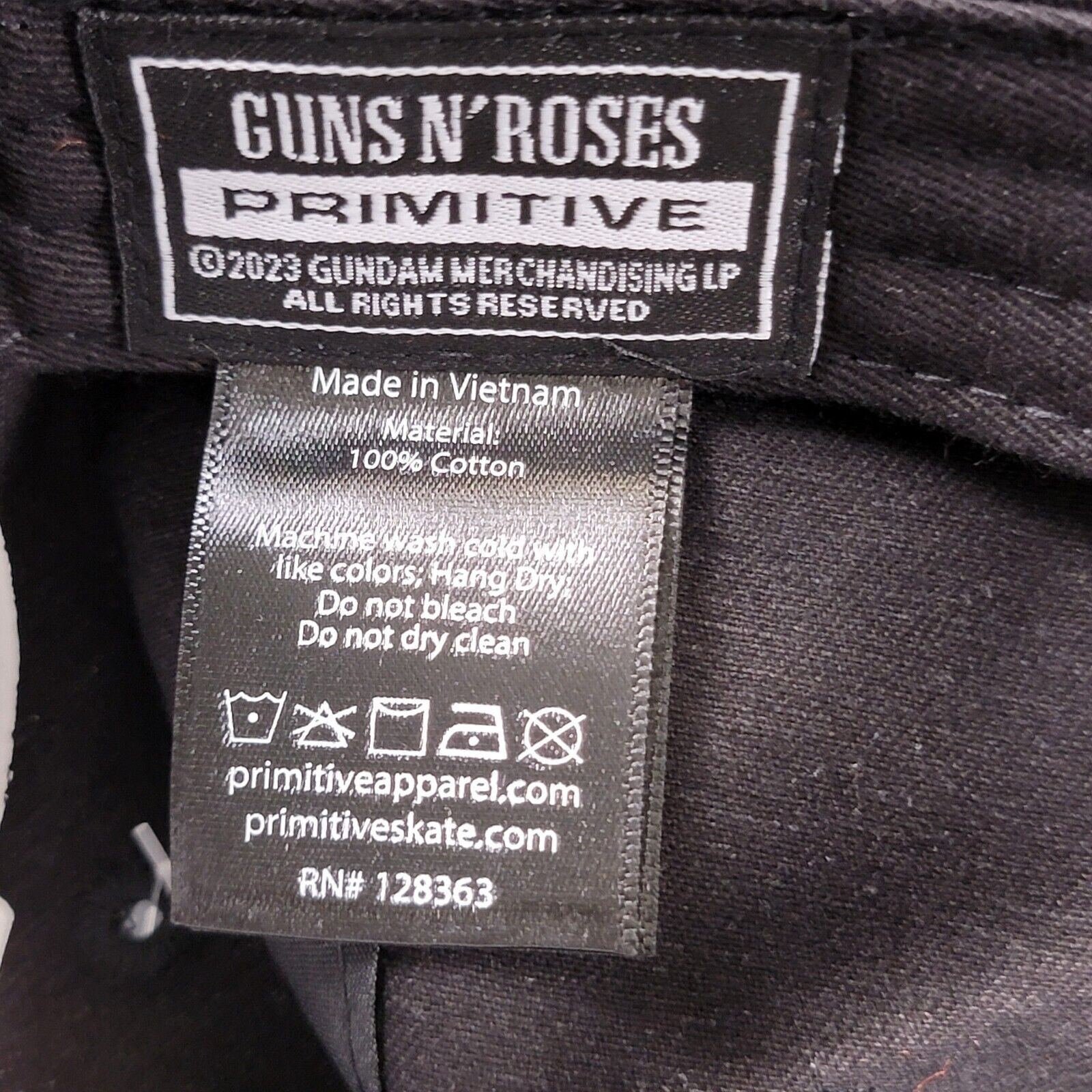 Primitive Primitive Guns n Roses Collab Strapback Hat OSFA Size ONE SIZE - 5 Thumbnail