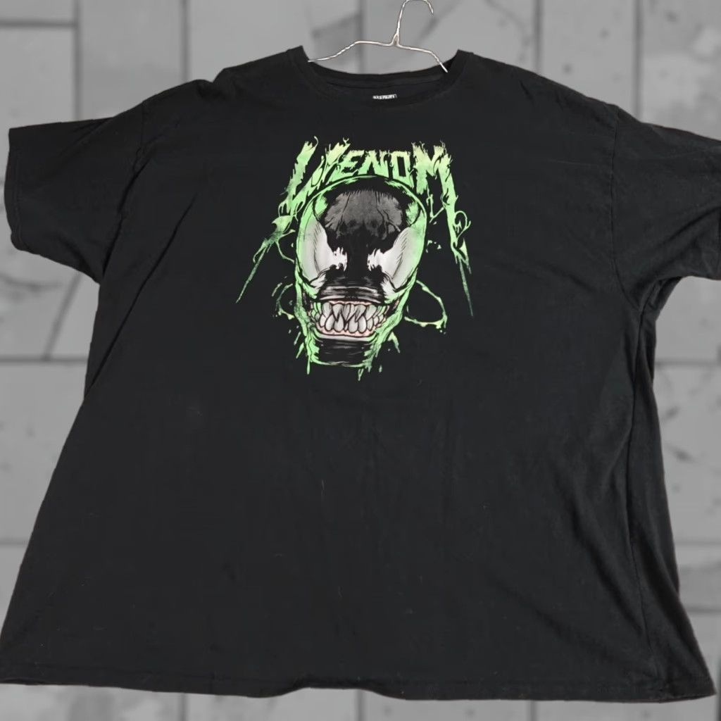 Vintage VINTAGE? No. (Note: Original title not vintage). Venom Marvel Shirt 3X Black Cotton T-Shirt Men XS? Size US XXL / EU 58 / 5 - 1 Thumbnail