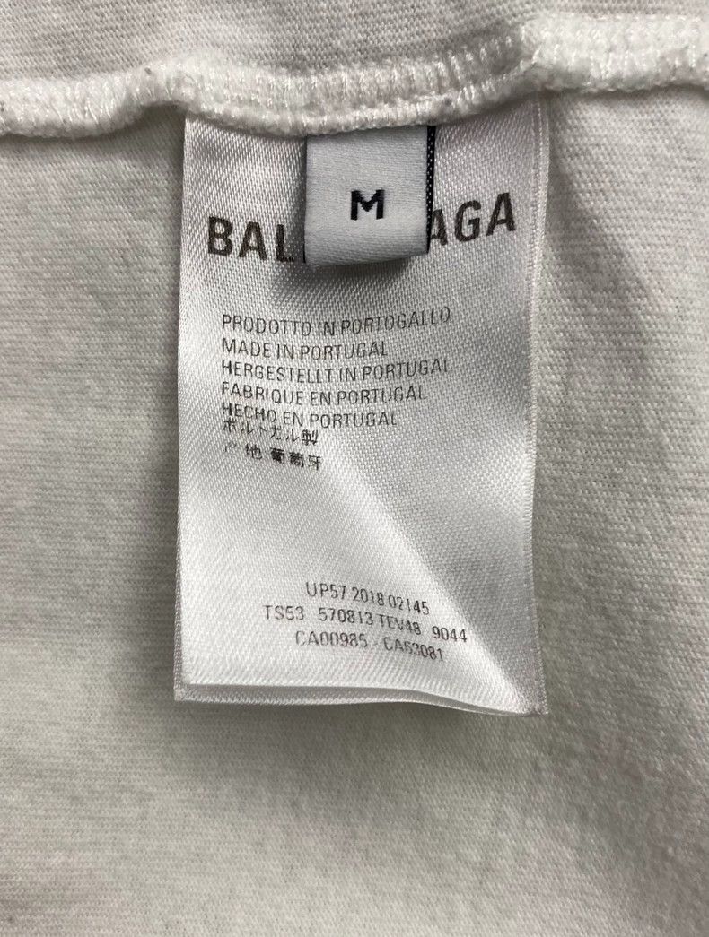 Balenciaga Balenciaga Lock Logo short sleeve T-shirt with printed let Size US M / EU 48-50 / 2 - 6 Thumbnail