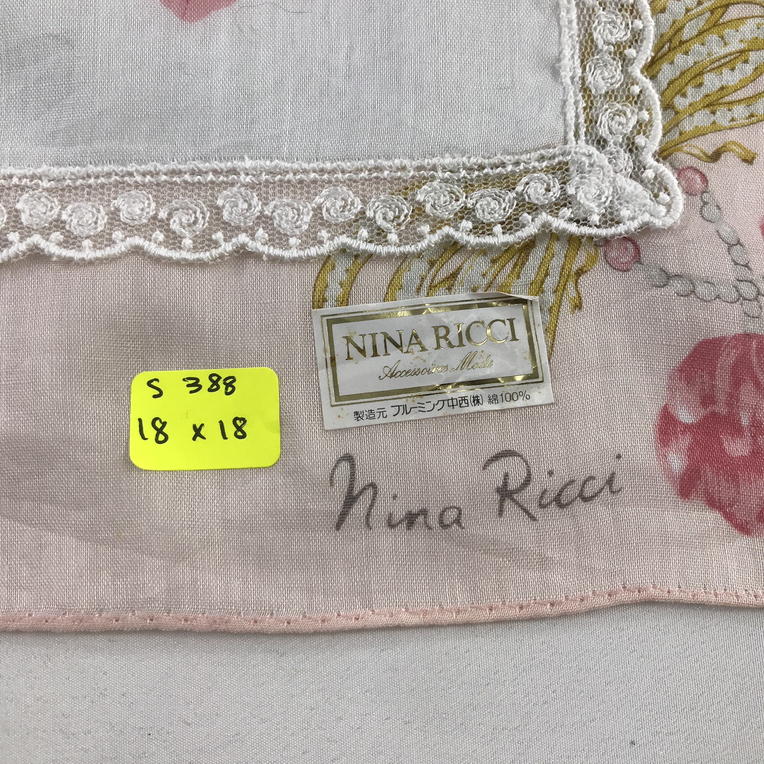 Nina Ricci × Vintage Nina Ricci Bandana / Handkerchief / Neckerchief - S388 Size ONE SIZE - 5 Thumbnail