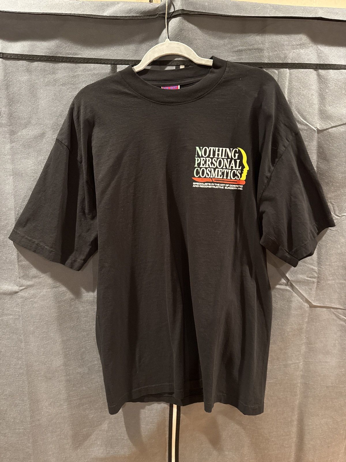 Designer × Vintage Nothing Personal Cosmetics Shirt Size US L / EU 52-54 / 3 - 4 Thumbnail