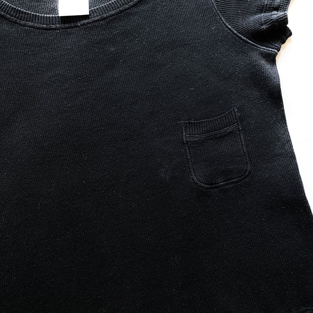 Chanel 90s Chanel Vintage Small Logo Knit Pocket Womens T-Shirt Tee Size M / US 6-8 / IT 42-44 - 4 Thumbnail