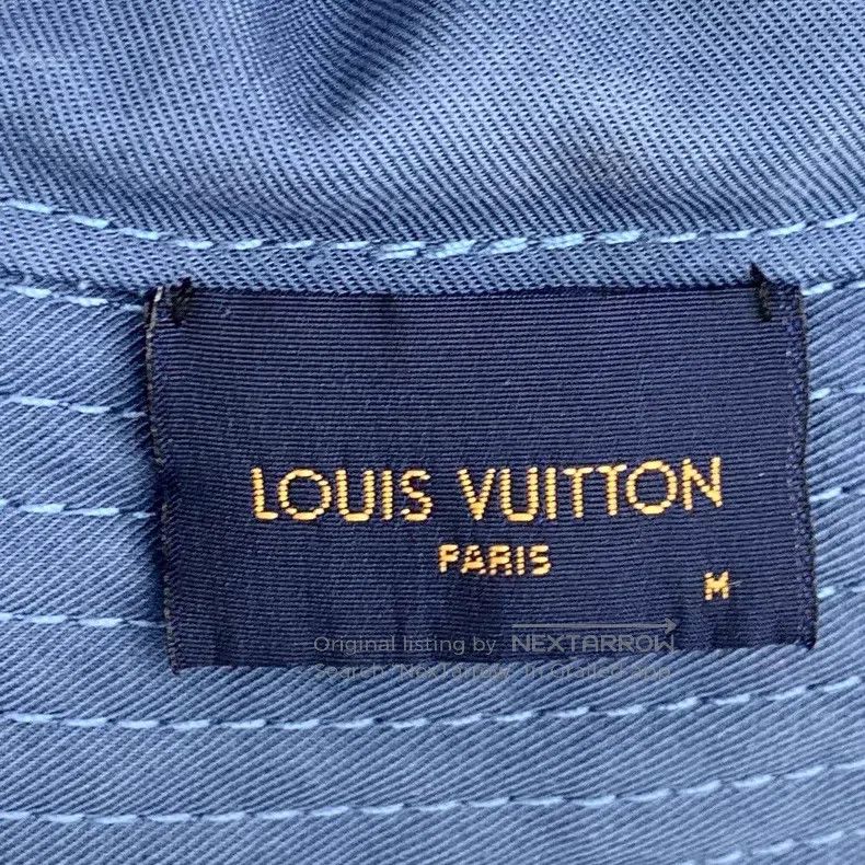 Louis Vuitton Louis Vuitton Blue logo dark print full-print cotton casua Size ONE SIZE - 8 Thumbnail