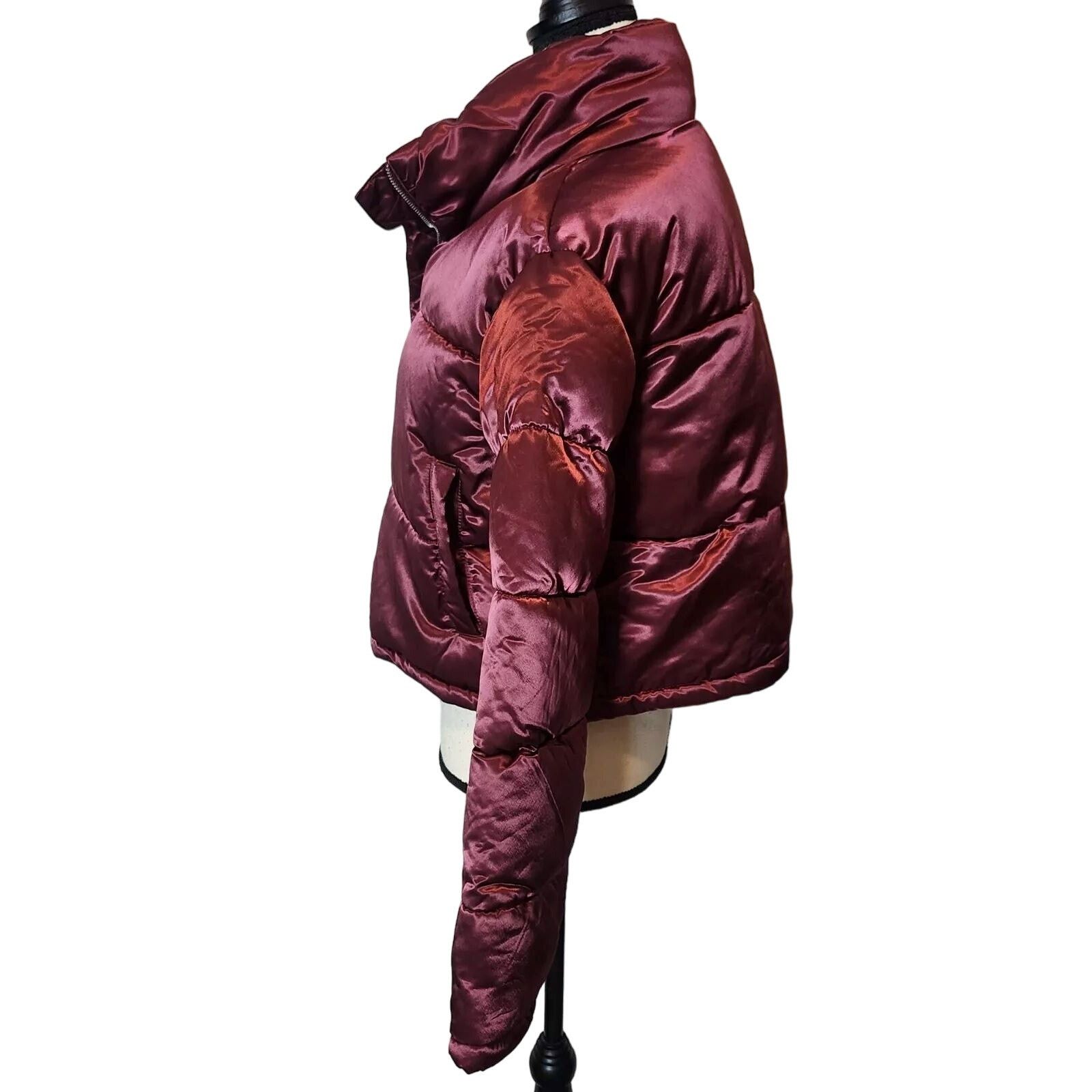 7 For All Mankind 7 FOR ALL MANKIND | US L (12-14) | Cropped Puffer Jacket NEW Size L / US 10 / IT 46 - 3 Thumbnail