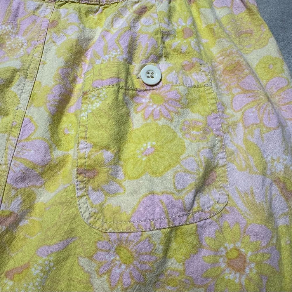 Free People Free People Palo Duro Yellow Floral Shorts Size M Size 32" / US 10 / IT 46 - 6 Thumbnail