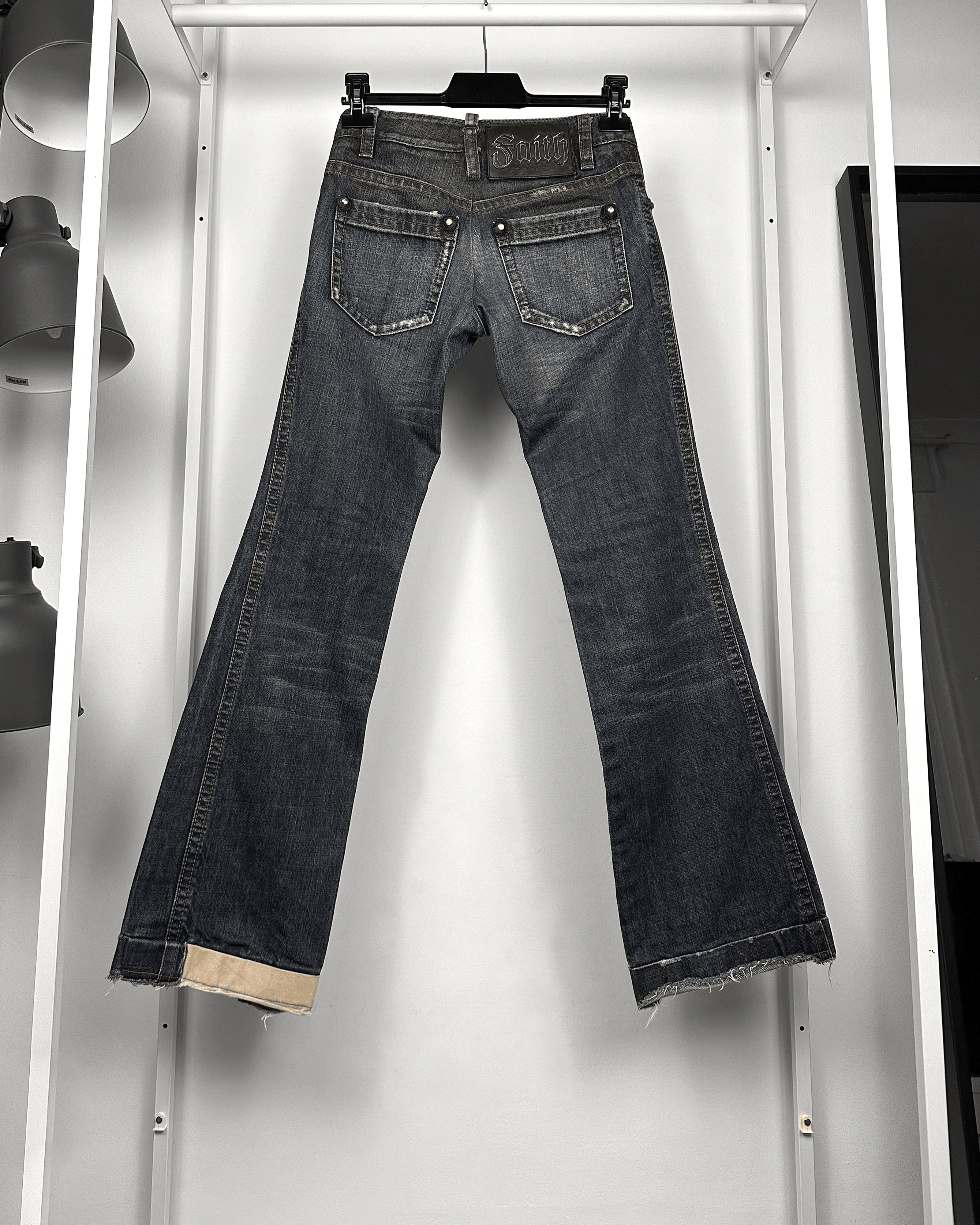 Dsquared2 Dsquared2 Faith Reconstructed Flared Jeans Size US 28 / EU 44 - 2 Thumbnail