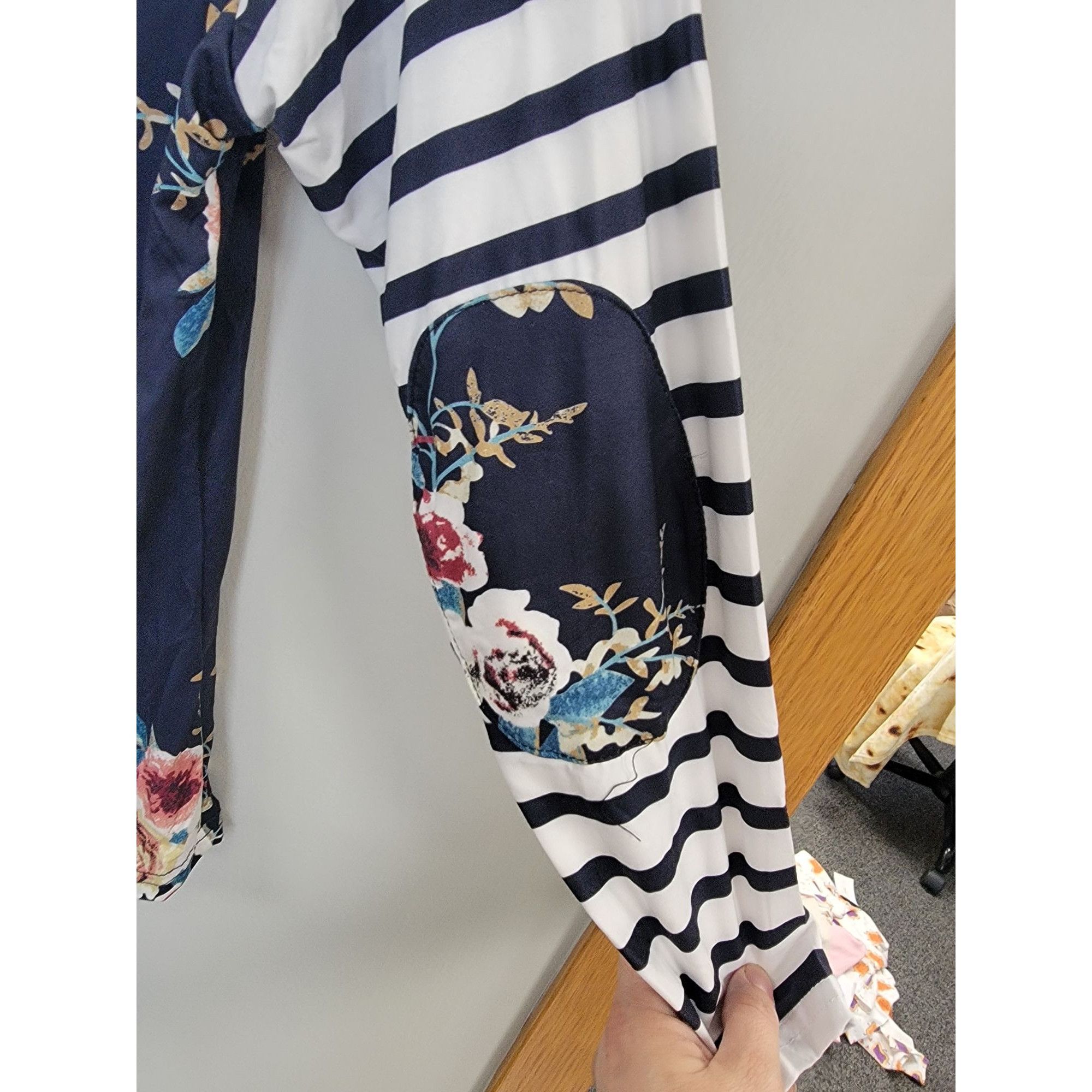 Other Floral & Striped Long Sleeve Baseball Tee Shirt Small Size S / US 4 / IT 40 - 3 Thumbnail