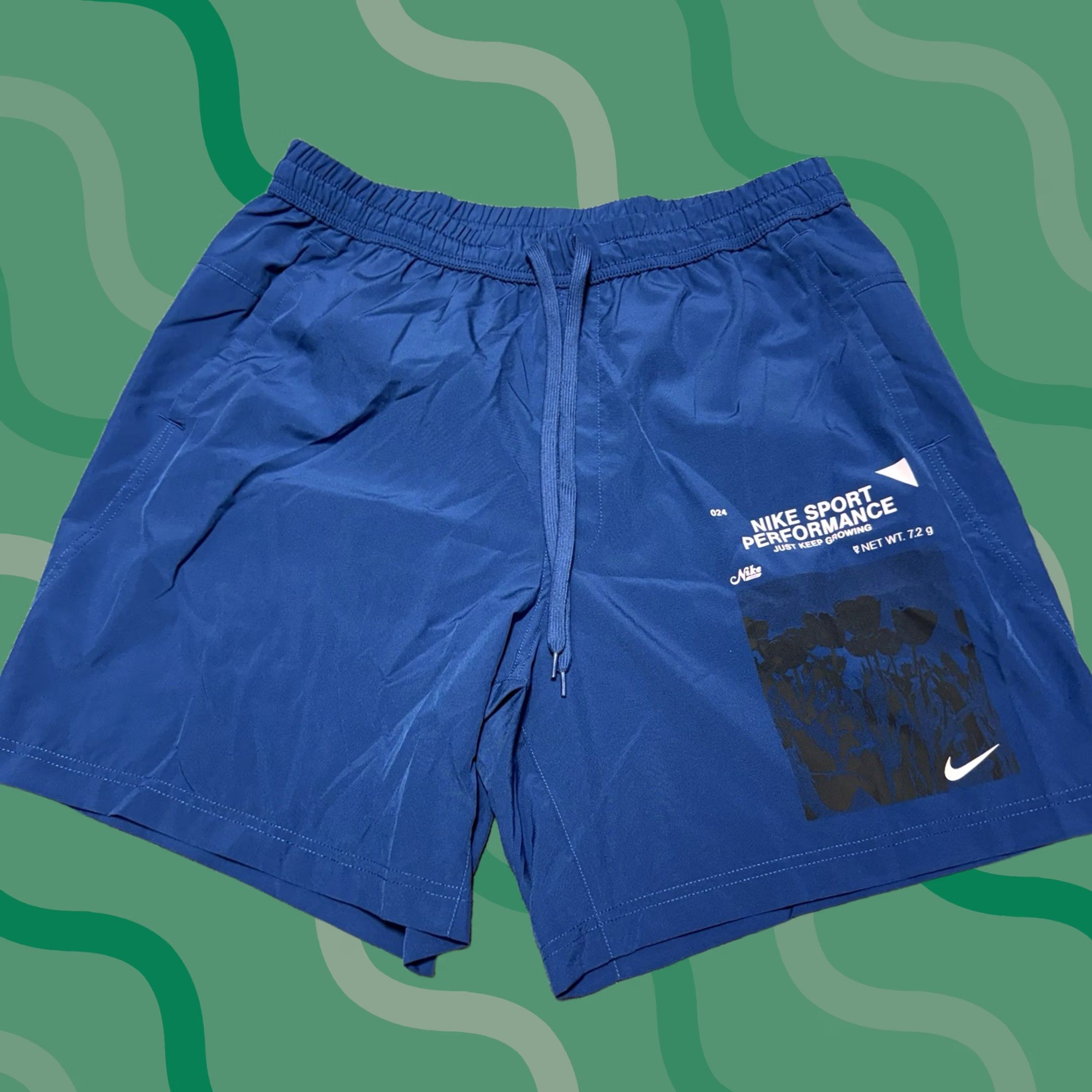 Nike Nike Shorts Mens L Blue Form 7" Unlined Shorts Versatile Dri-FIT FN3283-476 Size US 36 / EU 52 - 1 Thumbnail