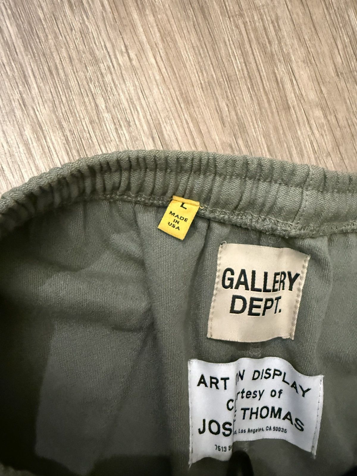 Gallery Dept. Gallery Dept Sweatshorts Green Size Large Size US 30 / EU 46 - 3 Thumbnail