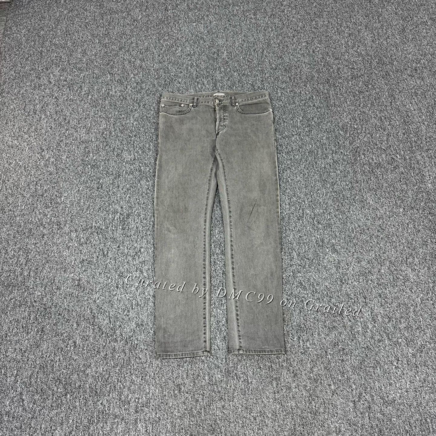 Dior Dior Leather Logo Jeans Size 31 Size US 31 - 1 Thumbnail