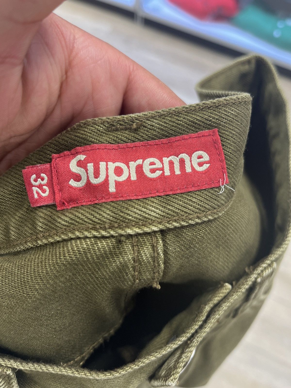 Supreme Olive supreme denim short 32 Size US 32 / EU 48 - 4 Thumbnail