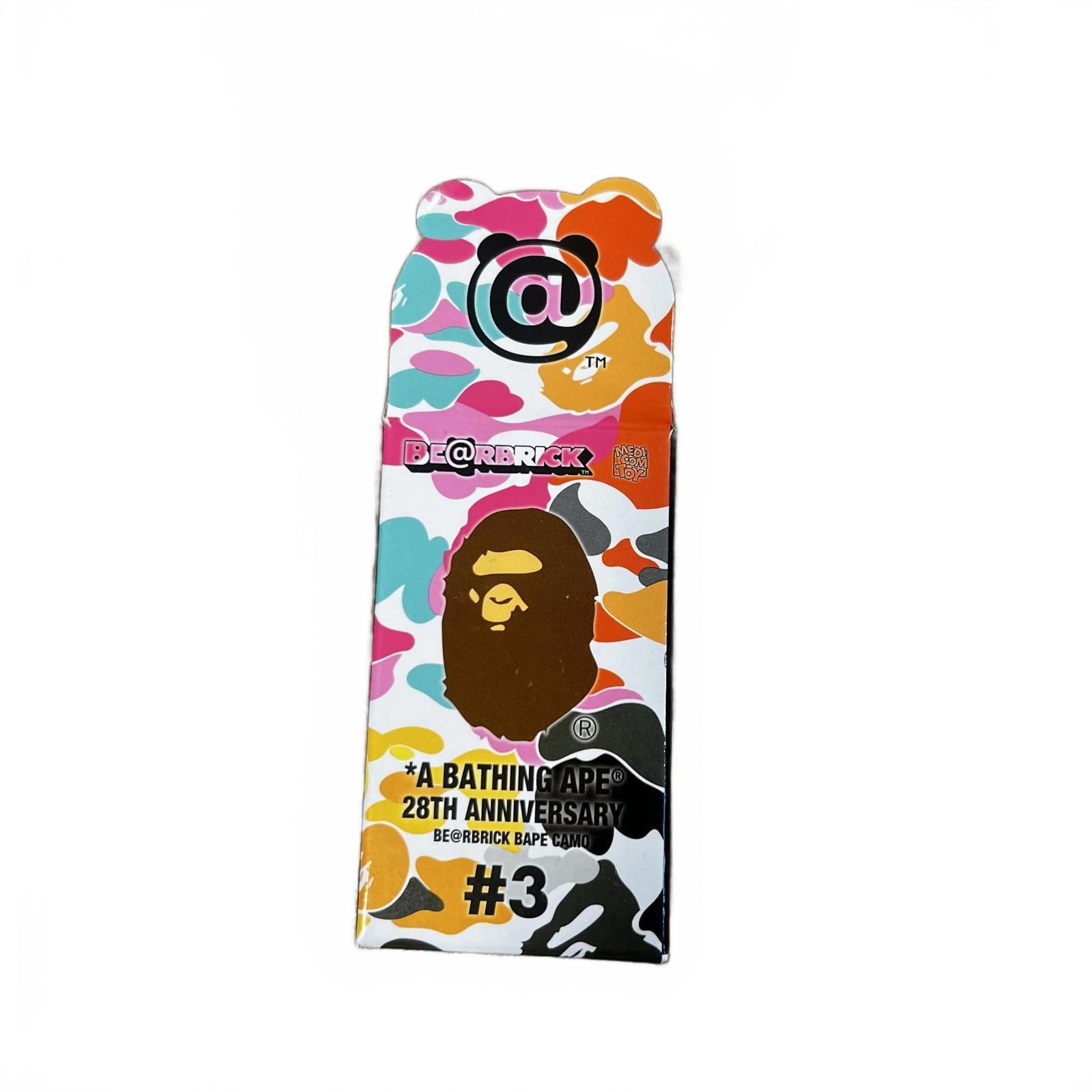 Bape Bearbrick x BAPE 28th Anniversary Camo #3 Orange 100% Size ONE SIZE - 4 Thumbnail