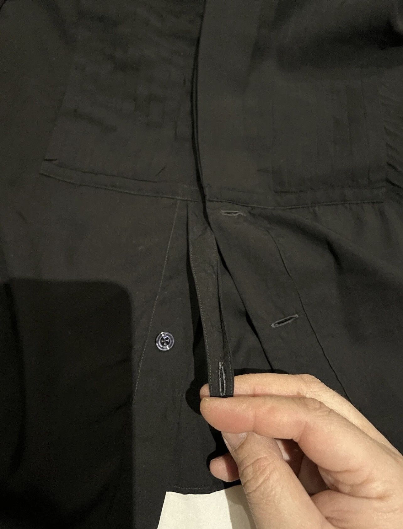 Tom Ford TOM FORD Black Dress tuxedo Shirt 17/5 44 Silk Lyocell Size US L / EU 52-54 / 3 - 6 Thumbnail