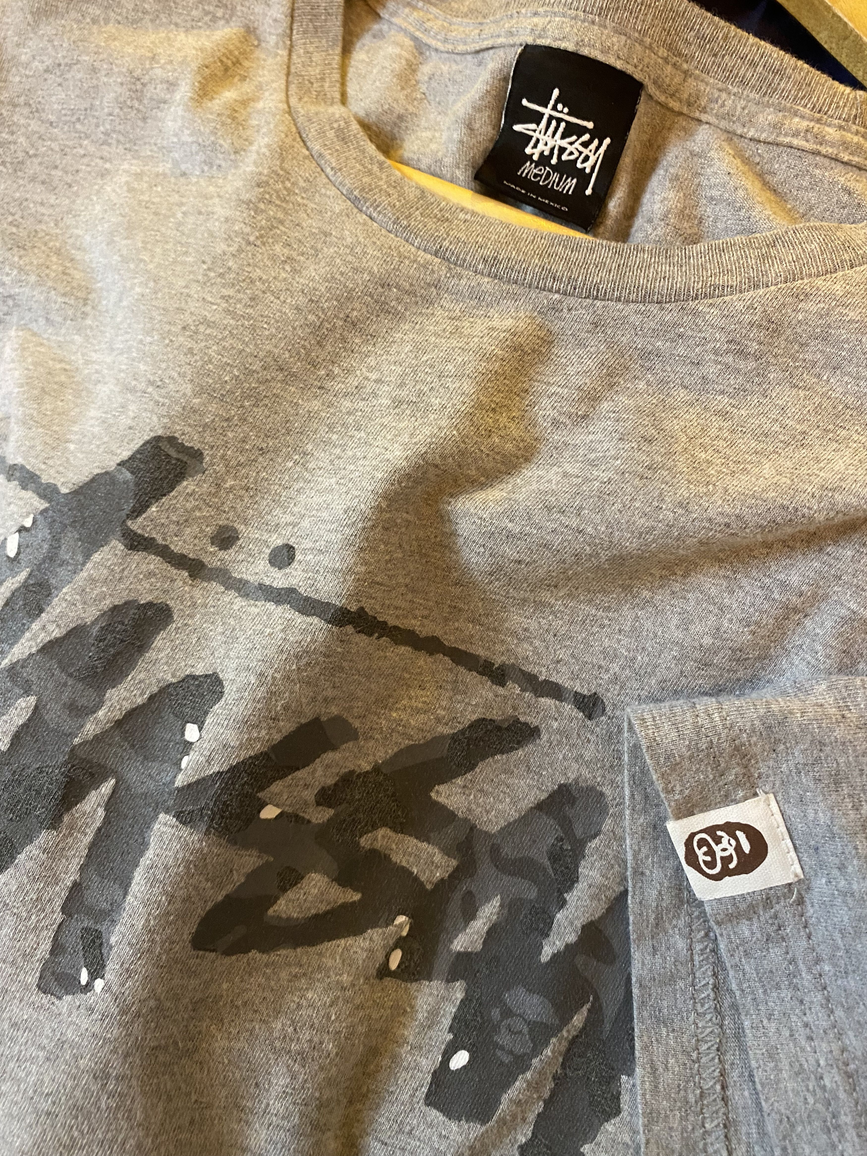 Bape × Stussy FW2013 Bape x Stussy Ill Collaboration Shark T Shirt Size US M / EU 48-50 / 2 - 6 Thumbnail